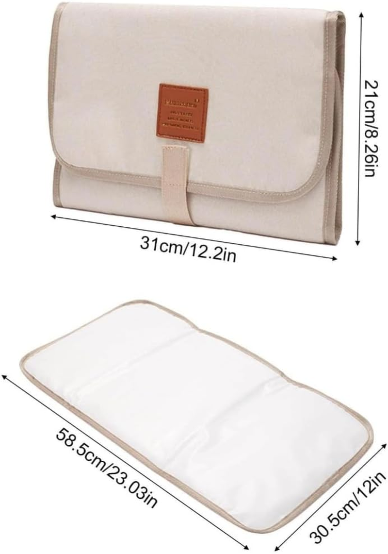 Poemtian Portable Nappy Changing Mat, Baby Change Mat, Foldable and Comfortabletravel Baby Change Pad, Baby Diaper Changing Pads for Travel image number 3