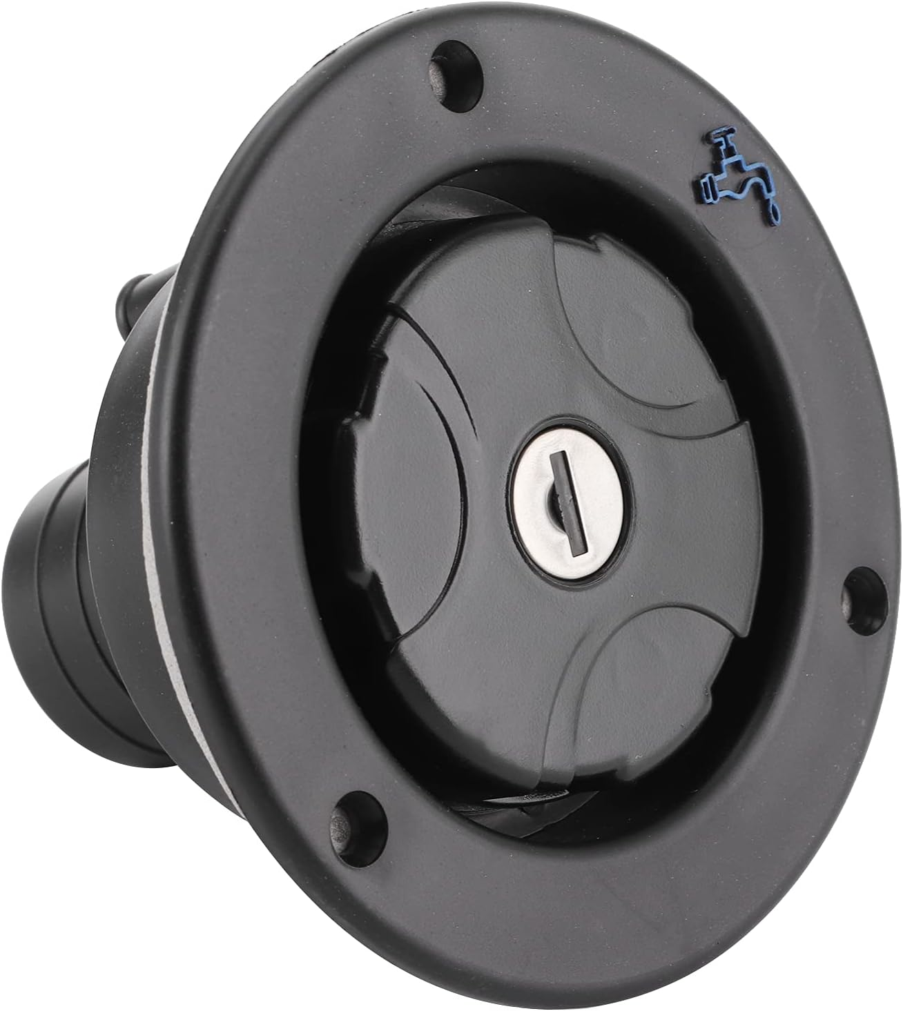 Freshwater Inlet Lockable Leakproof Filler with 2 Keys for RV & Motorhome &ndash; Fast, Secure Filling Port Design image number 3