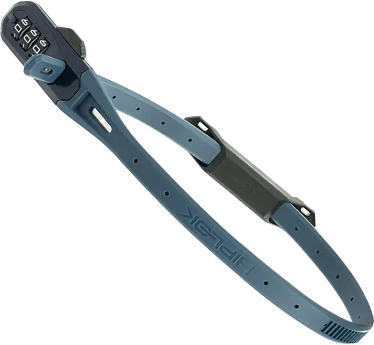 Hiplok Z LOK Combo Bike Lock/Motorbike Helmet Lock - Black. 3 Digit Code. Steel Core & 45Cm Locking Length. Optional Bracket