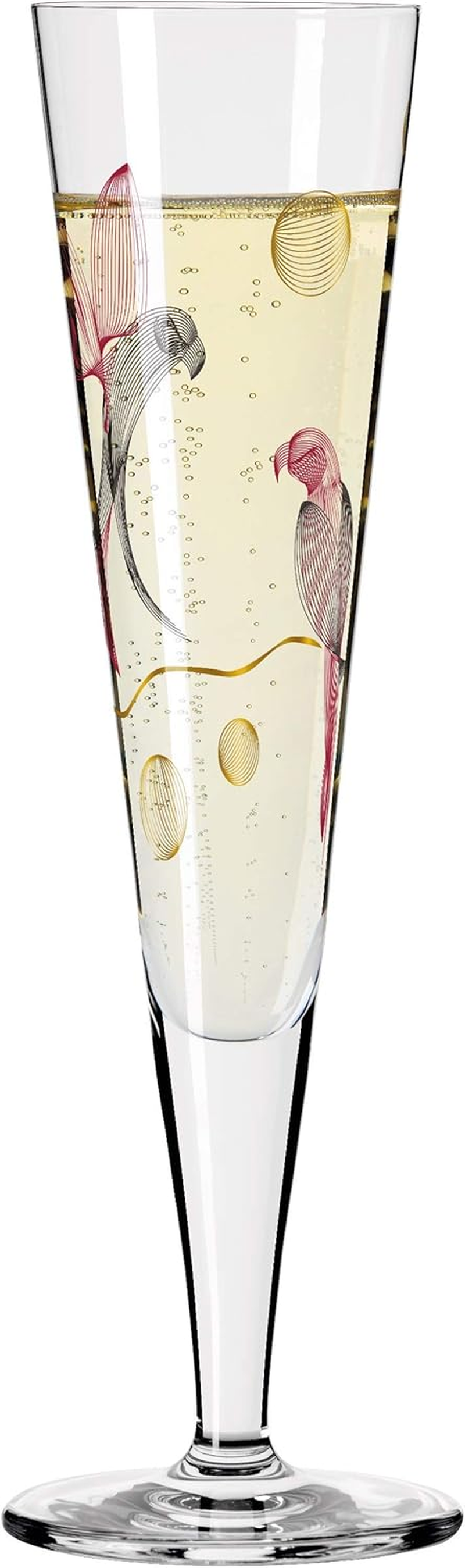 RITZENHOFF Goldnacht No. 16 1071016 Champagne Glass 200 Ml Elegant Designer Piece with Real Gold Made in Germany image number 3