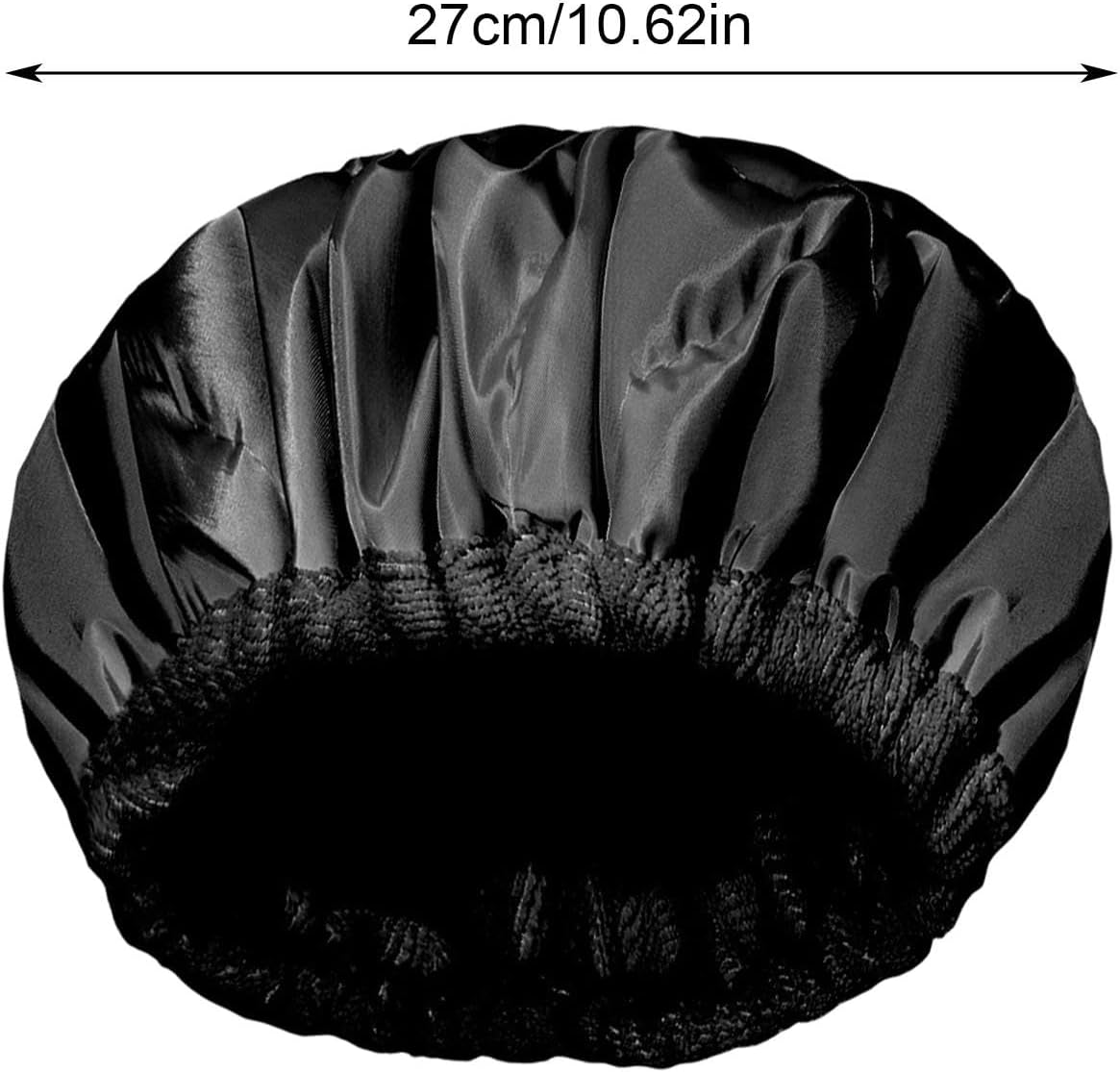 Heating Cap for Hair - Thermal Heat Cap - Deep Conditioning, Microwavable Heat Cap for Steaming Hair Styling, Flaxseed Cordless Steam Cap with Shower Caps image number 2