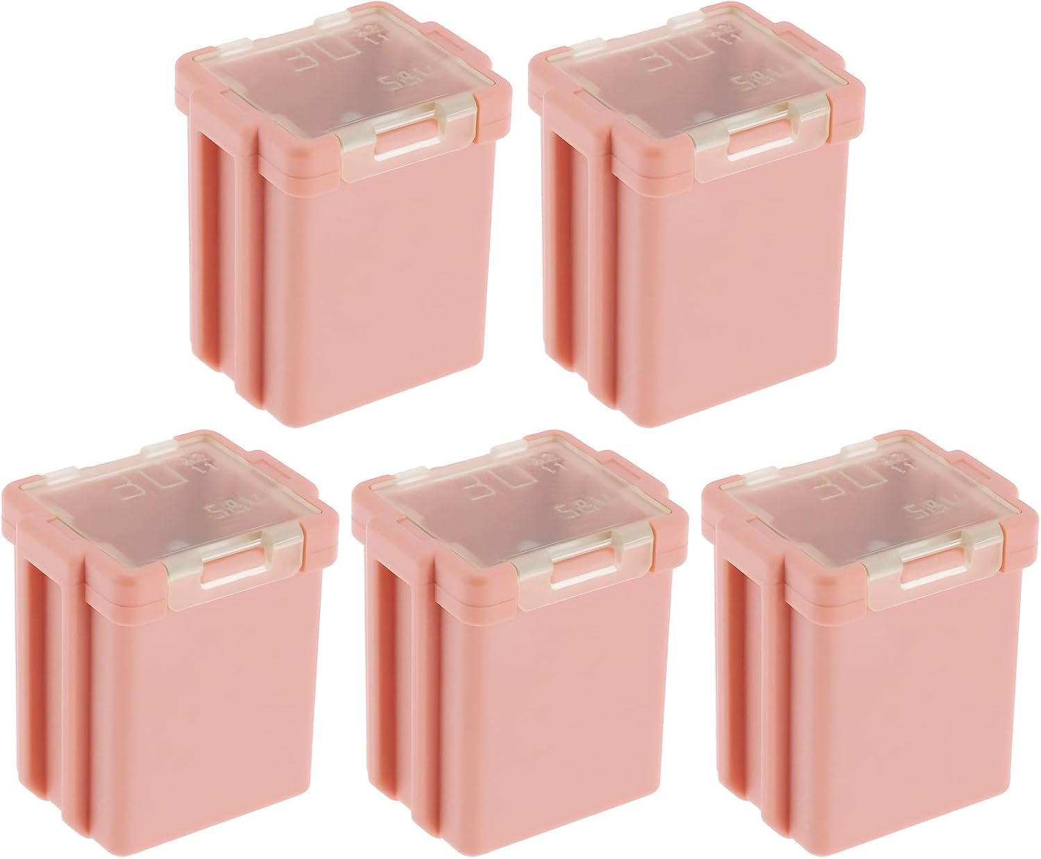 YINETTECH 5Pcs 20A 58V Square Female Fuse Compatible with Ford OE 4655702 Electrical Replacement image number 4