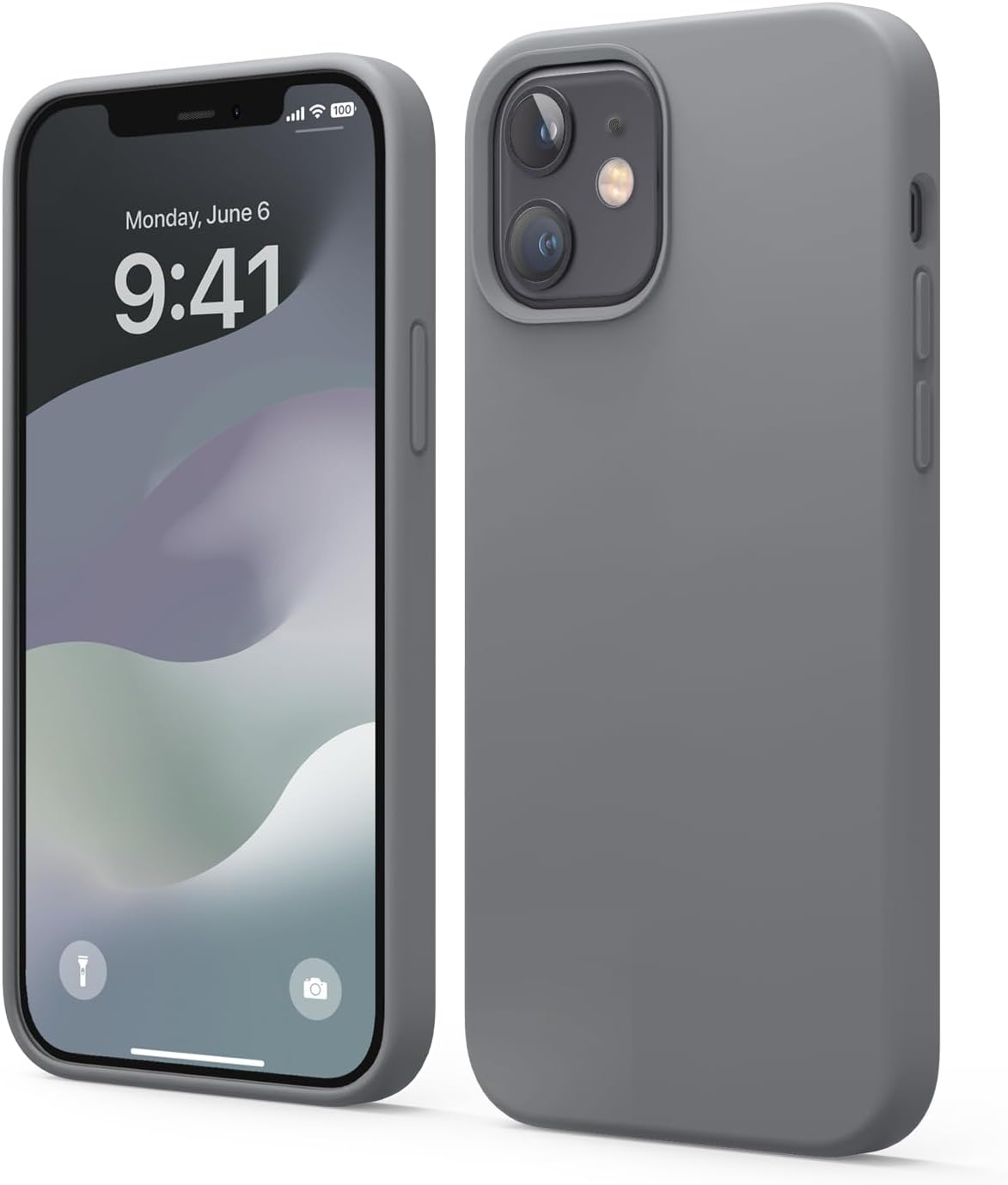 Elago Liquid Silicone Case Compatible with Iphone 12 &Compatible with Iphone 12 Pro Cover (6.1"), Premium Silicone, Full Body Protection : 3 Layer Shockproof Cover Case (Lovely Pink)