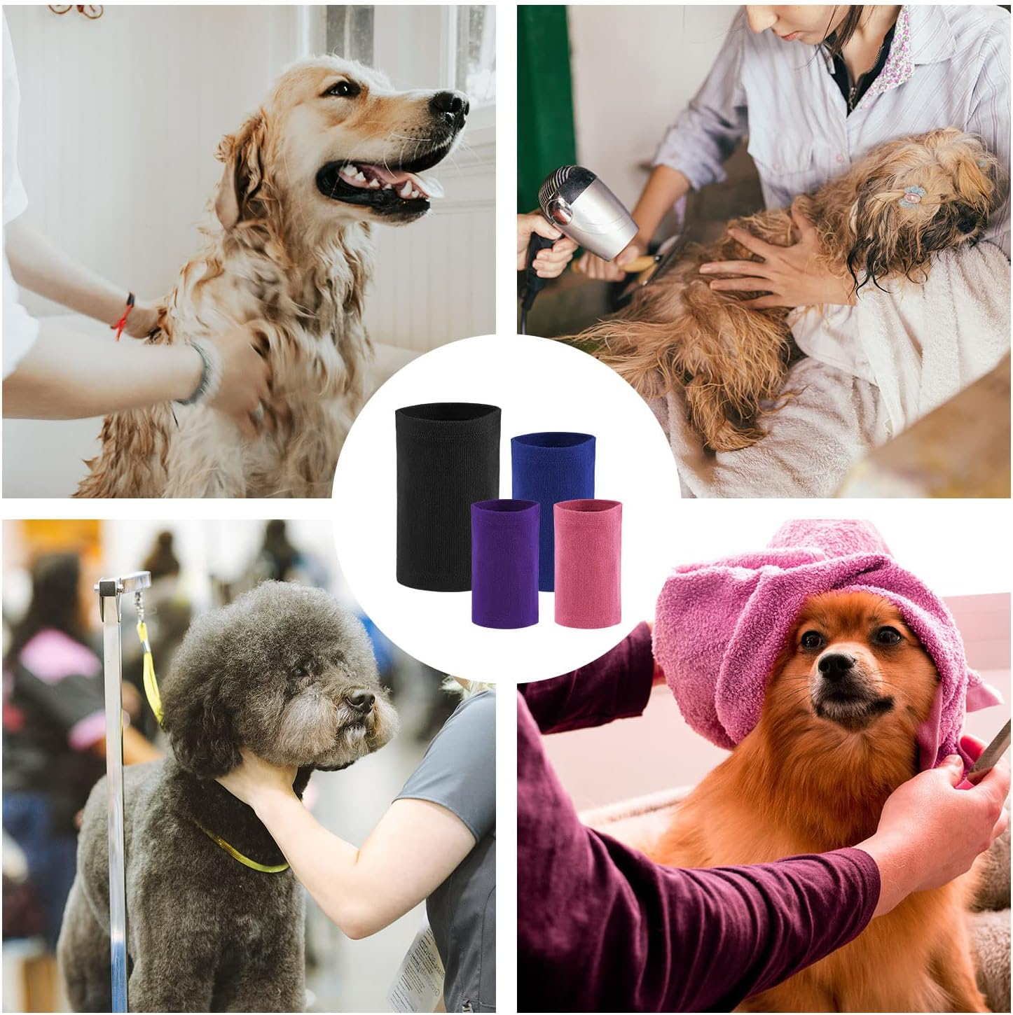 AIEX Dog Ear Cover - Cotton Snoods, No Flap Wraps, Sound Proof Muffs, Neck and Ear Warmer, Protection for Noise Reduction and Relaxation image number 3