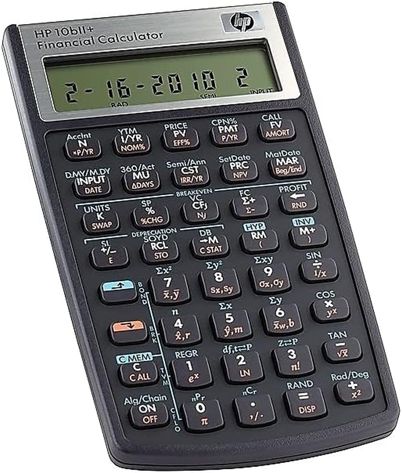 Hewlett Packard HP 10Bii+ Financial Calculator image number 1