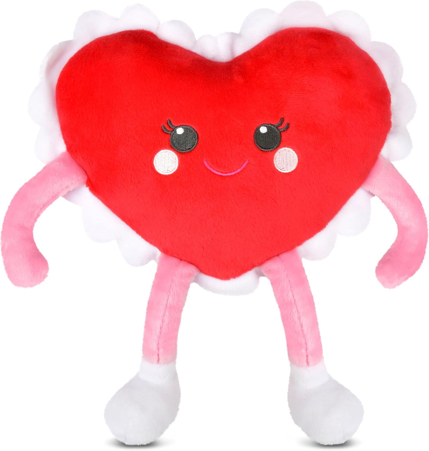 Iscream Valentine Kawaii Love Notes Fleece Play Pillow Set with Embroidered Accents image number 2