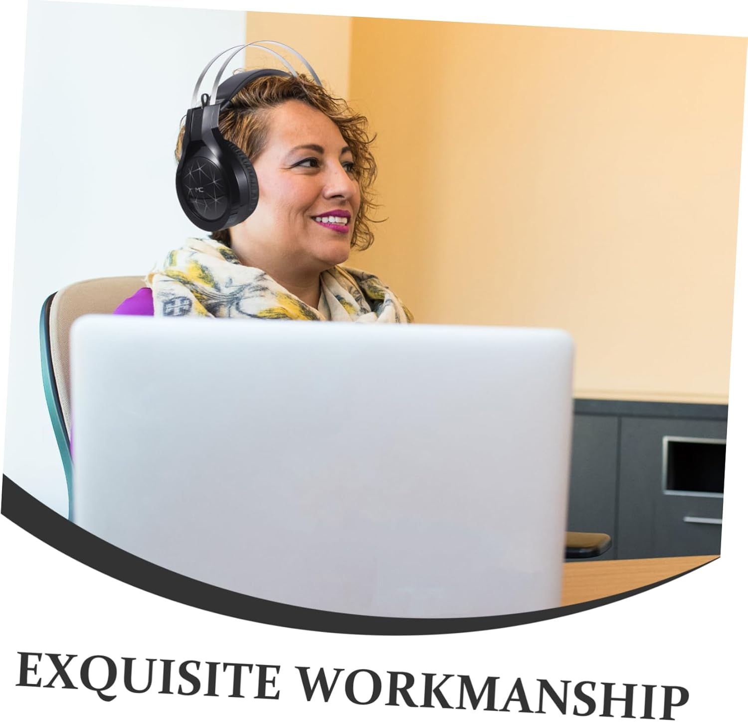 TEHAUX Microphone Computer Headset for Gaming Wired Jack Cool Luminous Design for Use Headset for Students and Gamers image number 4