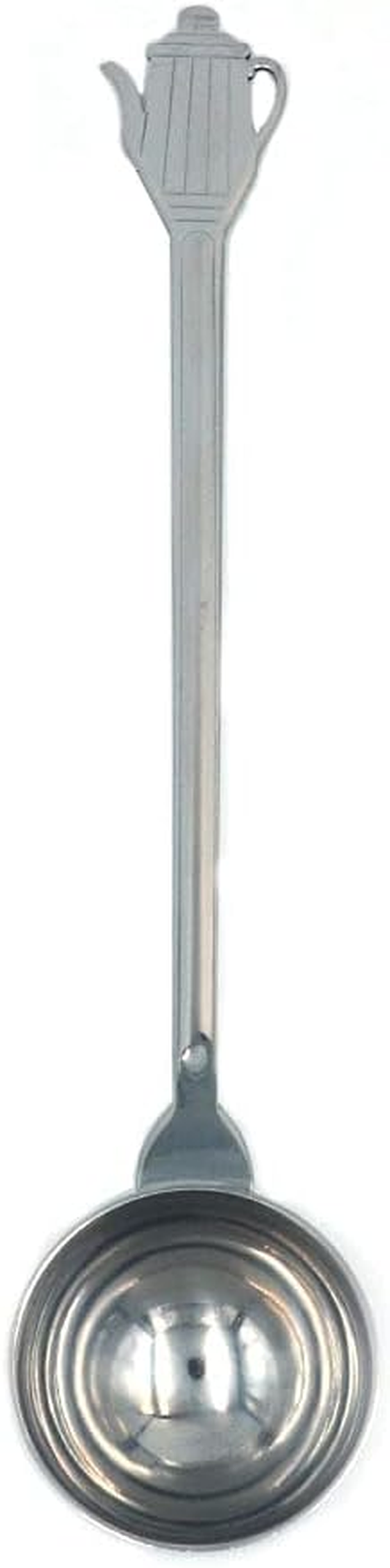 ANCLLO 10G Espresso Coffee Measuring Spoon Stainless Steel Coffee Scoop for Ground Coffee Tea Salt with Pressed Bottom image number 6