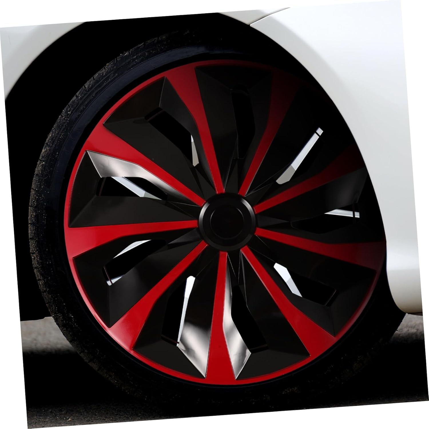 CHILDWEET Automotive Wheel Hub Cap Replacement Hubcaps for Cars Pp Material Easy Installation Decorative Rim Covers