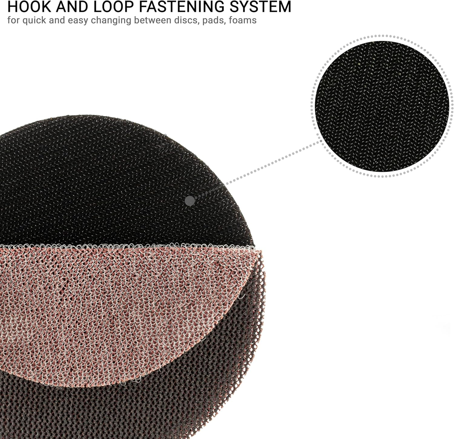 Glass Polish (125Mm) Universal Backing Pad with M14X2 Thread for Rotary Polishing Machines - GP12610 image number 1