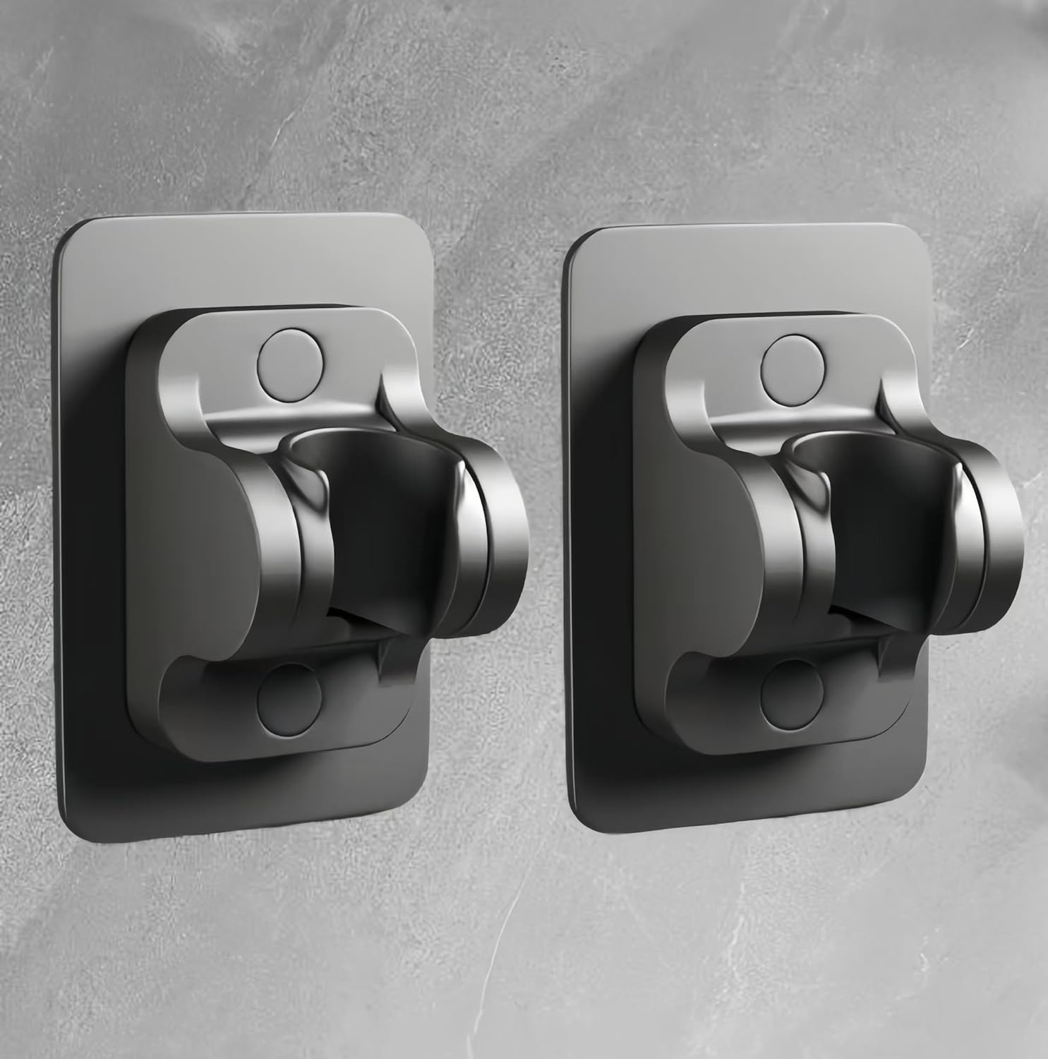 Self Adhesive Shower Head Holder, Adjustable, NO Drilling, Waterproof Handheld Shower Holder, Wall Mount Strong, for Rv Shower, Kids Shower, Bathroom Shower ( Grey) image number 4