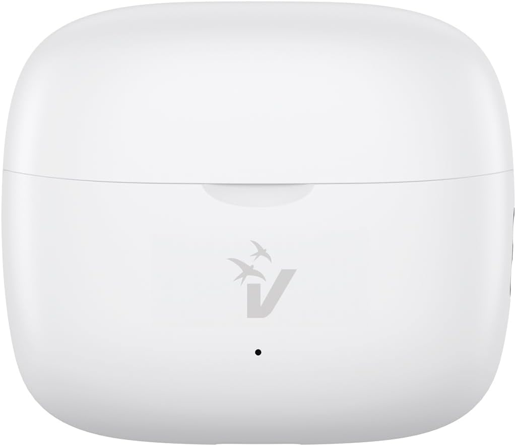 Vultech Pop EP-40WH Wireless In-Ear Headphones, Bluetooth 5.3, USB-C, ANC Active Noise Cancellation, Touch Control, IPX5, Microphone for Smartphones Samsung, Iphone, Xiaomi, Huawei - White image number 6