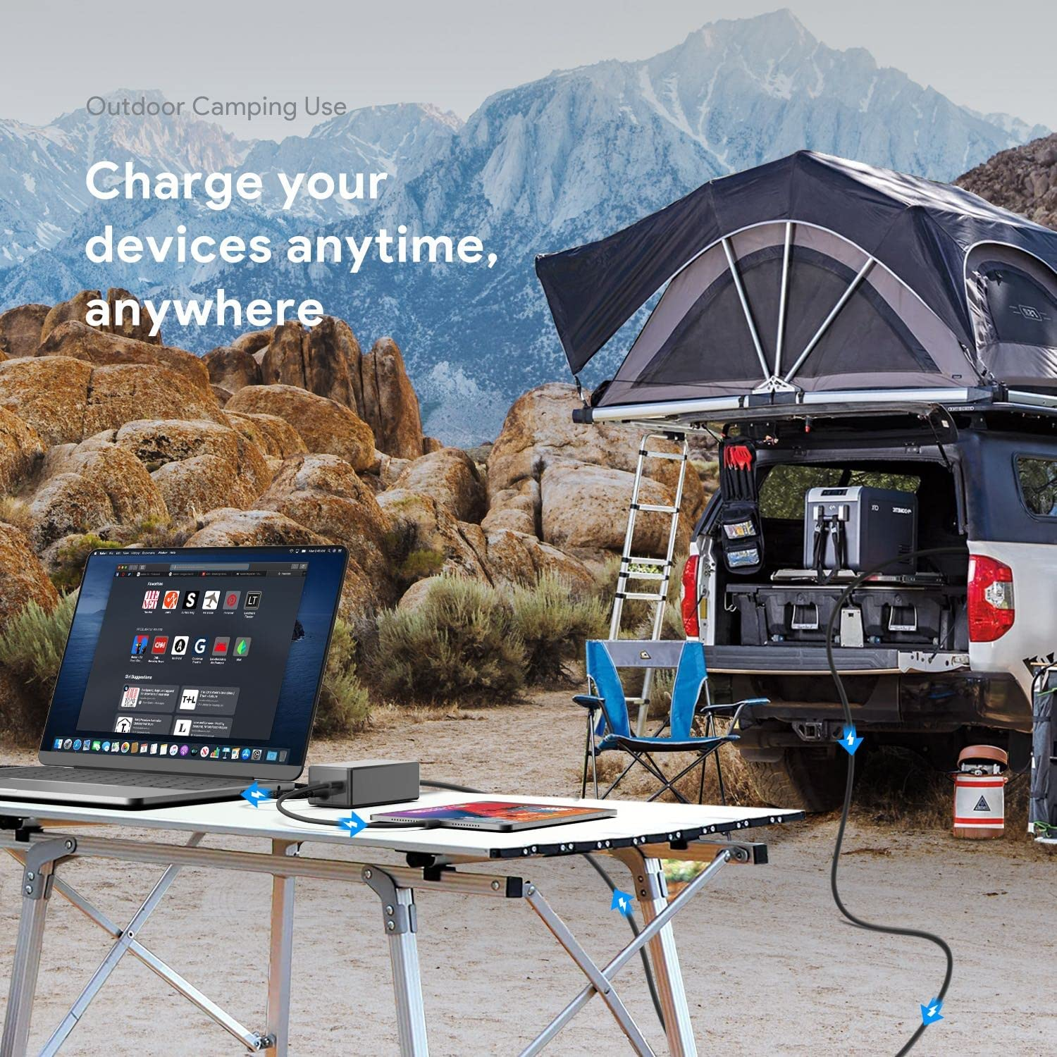 KFD 118W 100W 18W USB-C Laptop Charger Car Cigarette Lighter DC Adapter for Nintendo Switch 2, HP Dell Macbook Pro Air LG Razer Blade Stealth 13 MSI Lenovo Samsung PD3.0 QC3.0 Type C DC 12V-24V image number 1