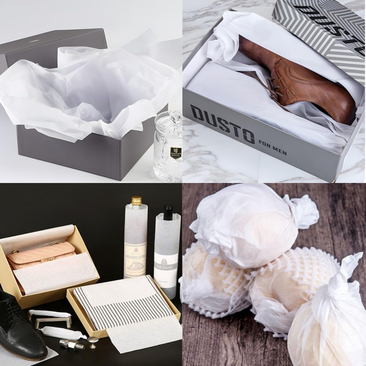 ZCOINS 100 Sheets 20" X 14" White Tissue Paper Wrapping Bulk for Filling Gift Bags Boxes, Wrapping Clothing Gifts, White Tissue Paper Sheets for Retail Presents Wedding Christmas Birthday Bridal Party DIY Crafts - 60 Sheets - Green Eucalyptus image number 5