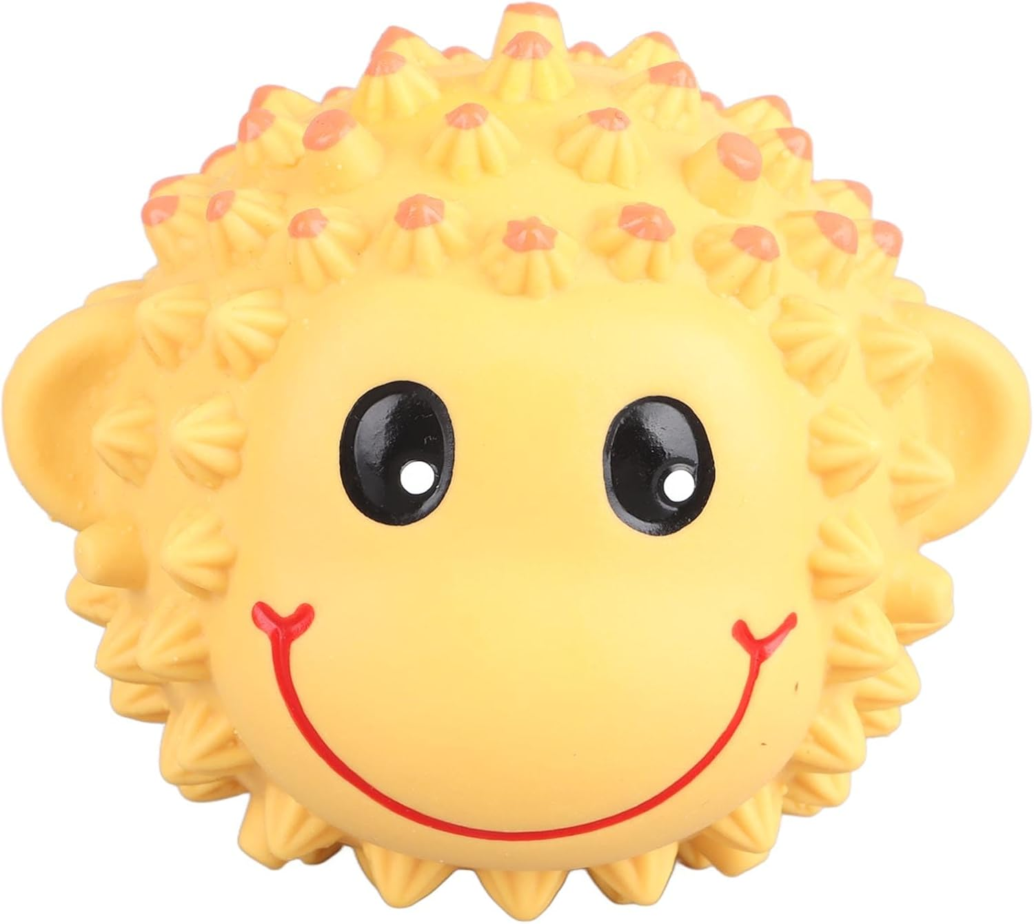 Pet Chewing Ball, Bite Resistant Teeth Cleaning Interactive Animal Shape Cat Dog Chew Toy, Latex Dog Chewing Enrichment Toys Puppy Teething Chew Toy for Dogs image number 1