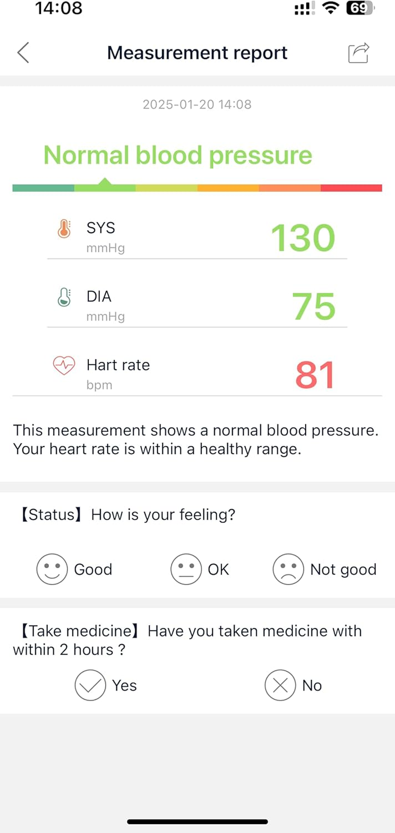 Firstmed Bluetooth Backlit Digital Blood Pressure Monitor Machine Upper Arm Automatic Sync with Apple Health Google Fit