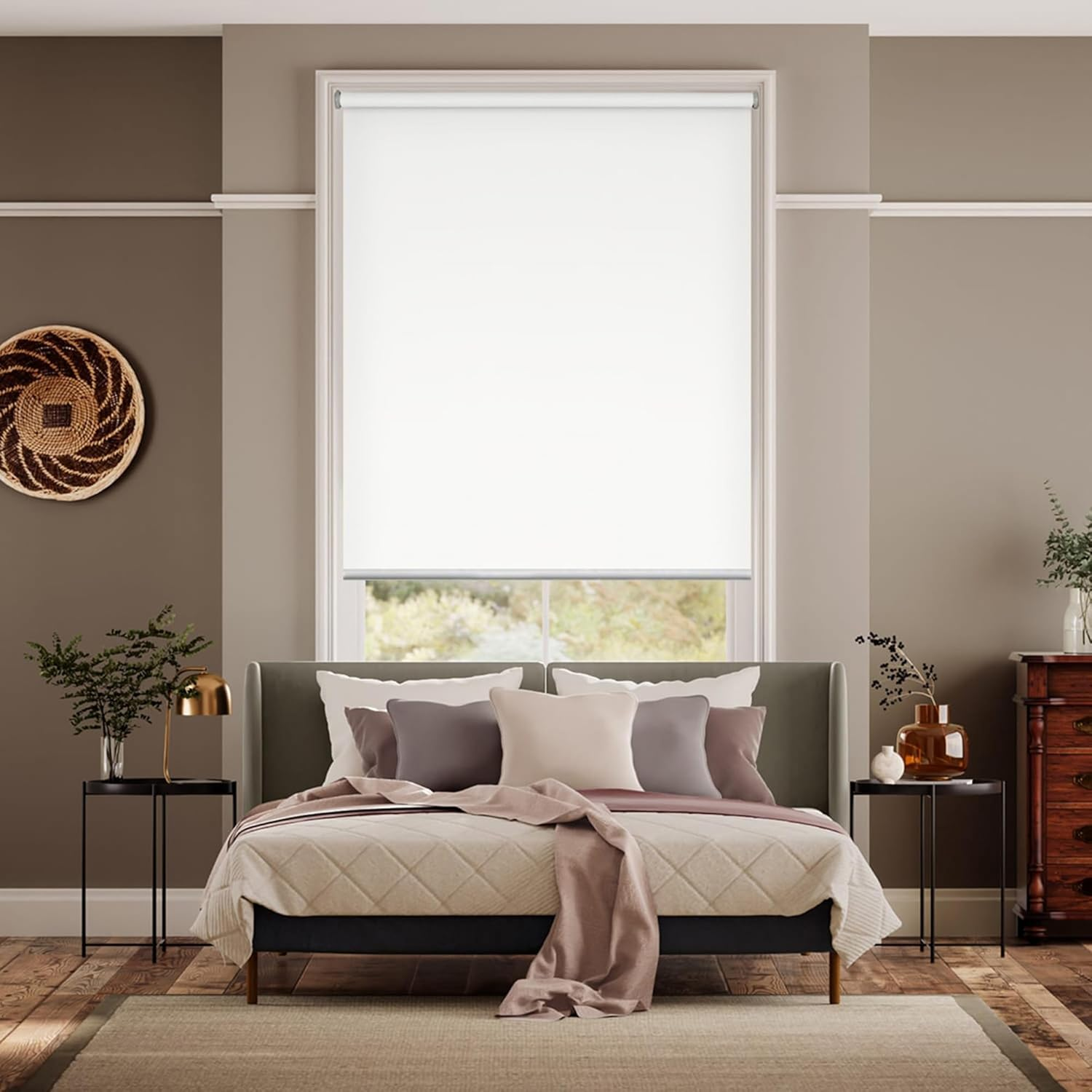 Tuiss Blinds Online Australia | Custom Blockout Roller Blind - Any Size 60-210Cm W X 150-210Cm H, 6 Colour Choices (Cloud, 120Cm X 150Cm) image number 3