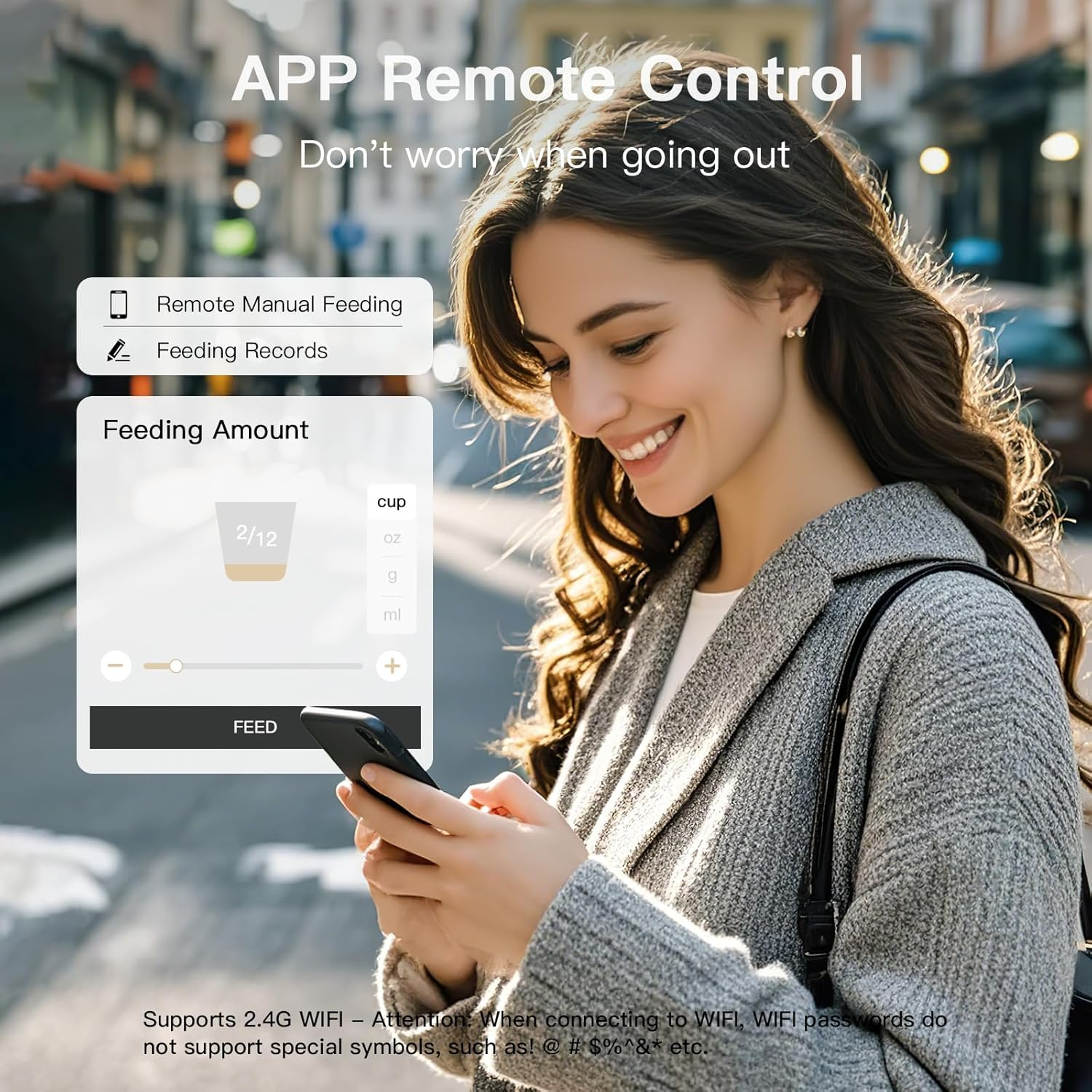 UMOMO 6L Automatic Cat Feeder with Camera, HD Camera Live Video, Night Vision 2-Way Audio, Wifi & App Remote Control, Programmable Pet Feeder, Smart Timed Dry Food Dispenser for Cat & Dog image number 5