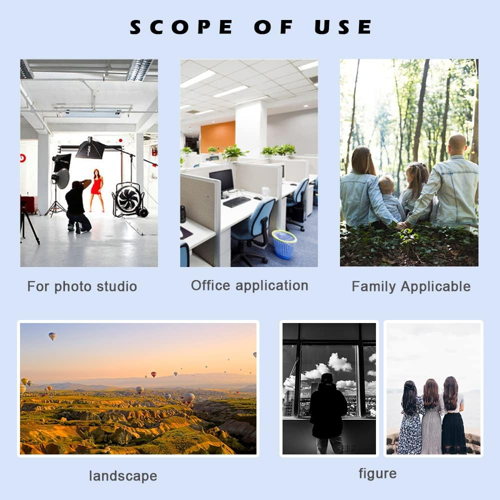 Yitexin 4 Sizes Photo Paper, 200Gsm High Glossy White Photographic Paper, Advanced Picture Paper for Inkjet Printer (90 Sheets, 3.5 X 5 Inch, 4 X 6 Inch, 5 X 7 Inch, 8.3 X 11.7 Inch) (4 Sizes) image number 4