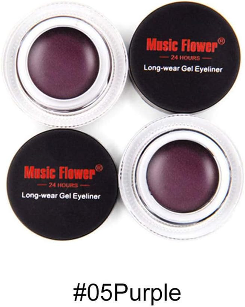 Waterproof Eyeliner Gel Eye Makeup Cream Cosmetics Portable Multifunctional Palette Eye Liner Cream Purple