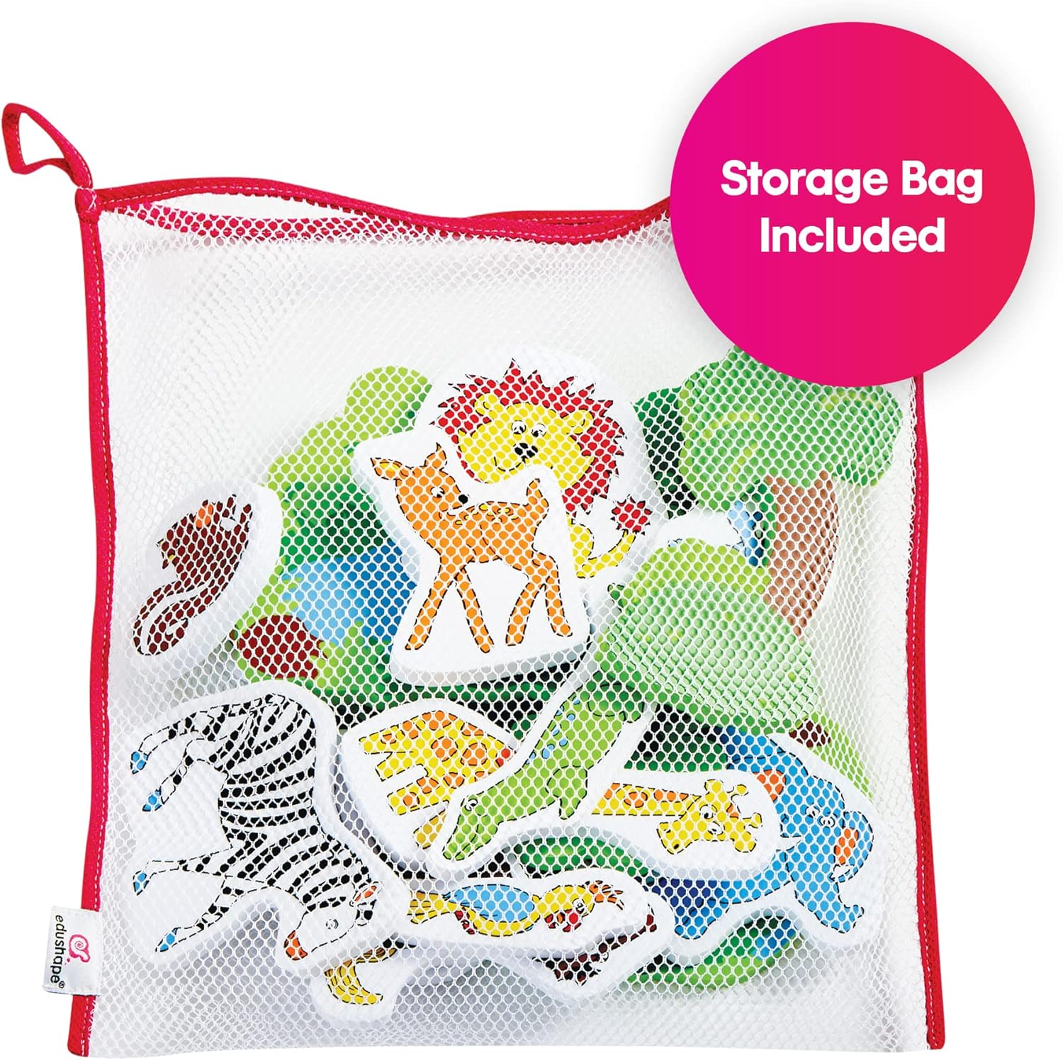 Edushape Tub Fun Jungle Bath Toys, Multicolor