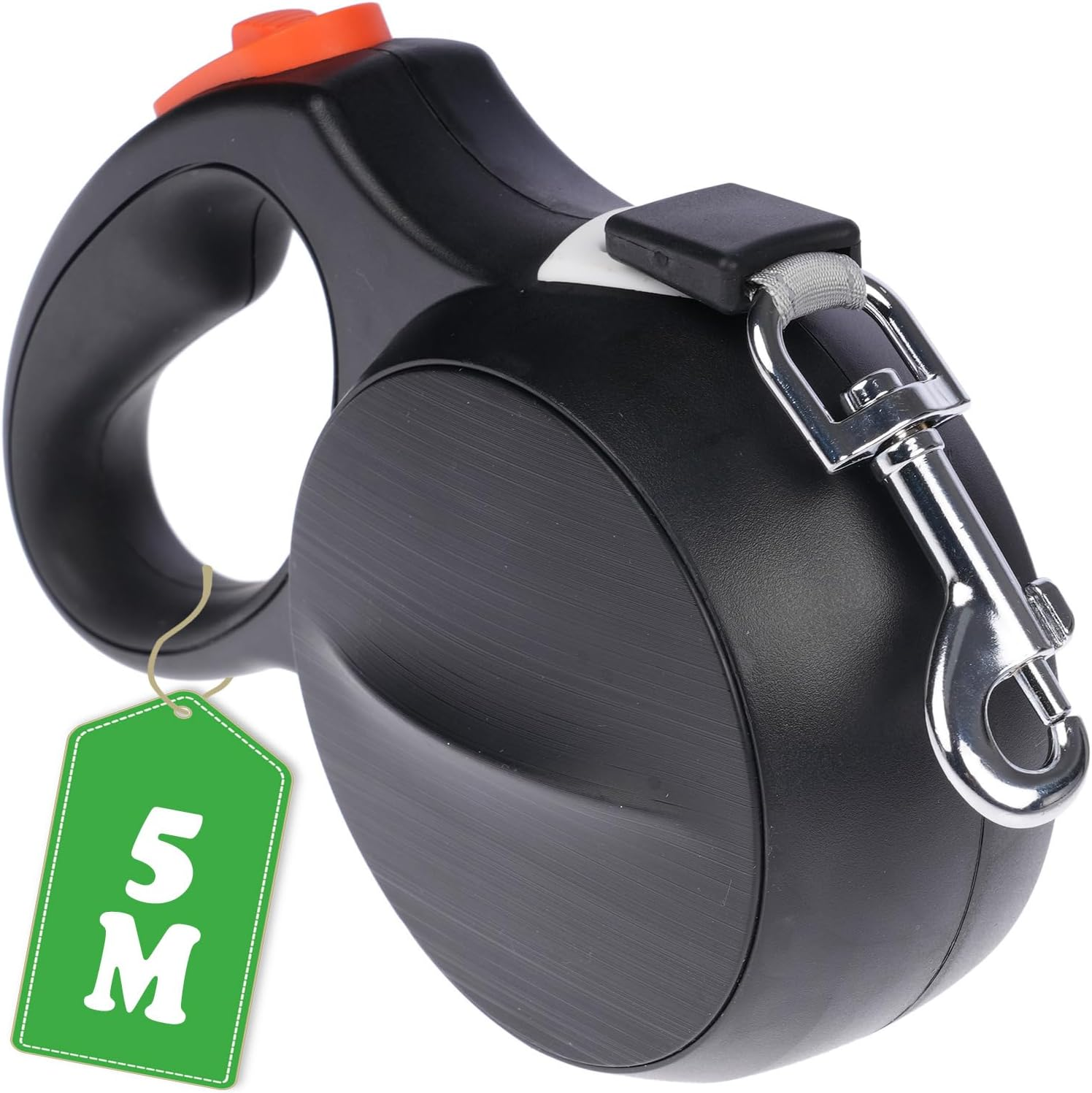 Finopet Dog Lead for Large Dogs and Medium up to 55 Kg, Dog Lead 5 M, Dog Lead Extendable and Innovative Automatic Brake System, Roller Lead, Running Lead for All Dog Harnesses image number 4