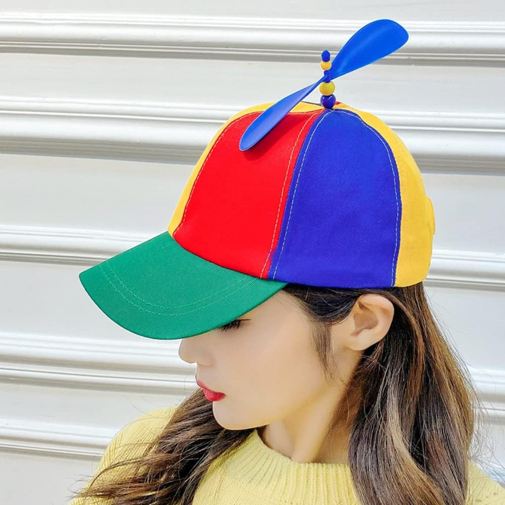 Voarge Propeller Hat, Propeller Hat, Helicopter Cap, Baseball Cap for Adults & Kids - Adjustable Size (Unisex Design) image number 1