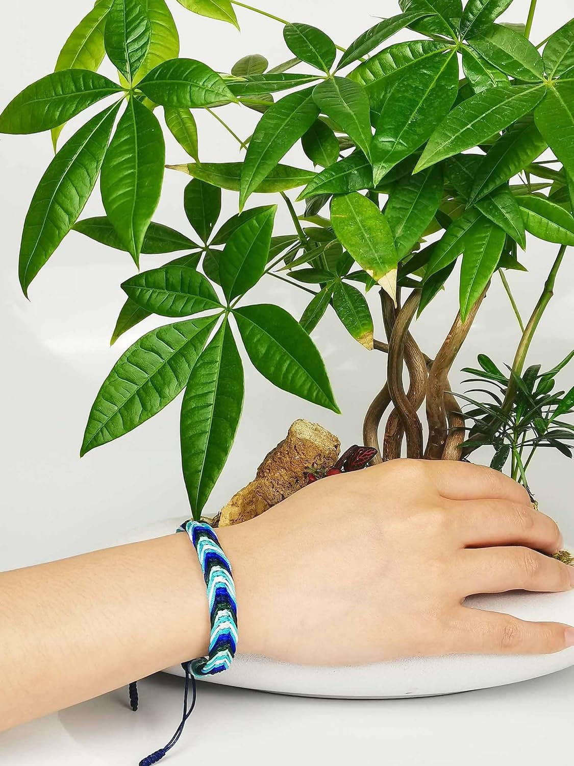 Zigvert Handmade LGBT Abrosexual Transgender Progress MLM Colors Lesbian Pride Bracelet image number 1