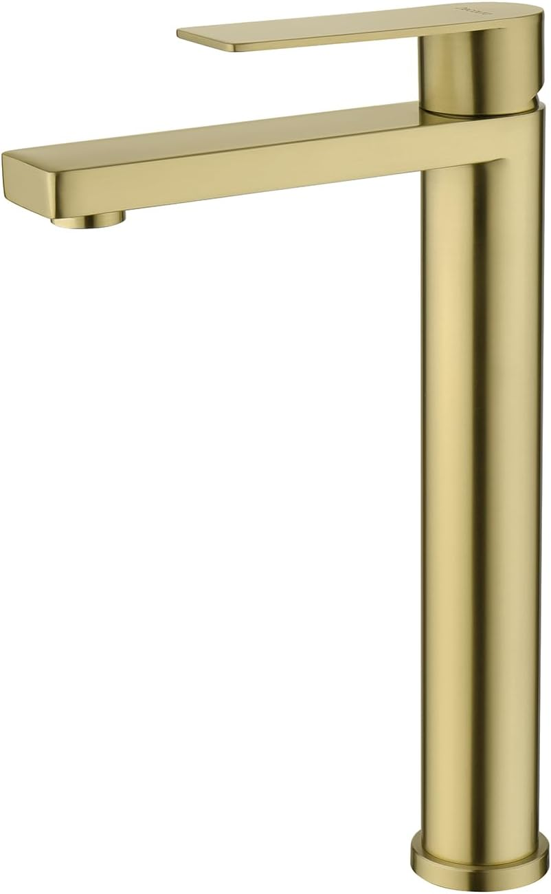 Decaura Basin Mixer Tap Lead-Free Bathroom Sink Tap Vanity Counter Top Faucet (Chrome, Spout Height-130Mm)