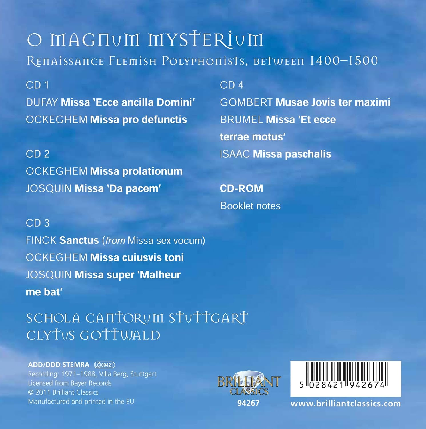 O Magnum Mysterium Choral Cla
