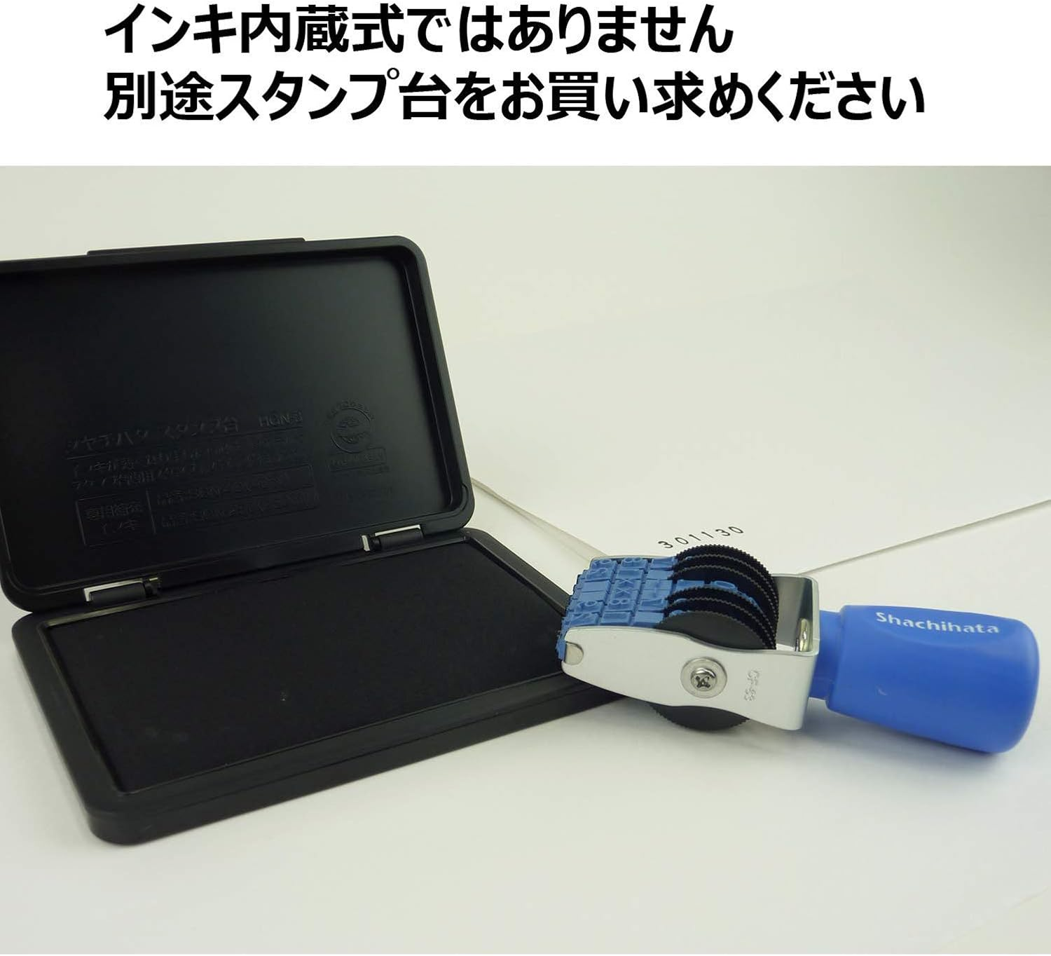 Shachihata Rotating Rubber Stamp No. 6 Stamp Size Approx. 0.6 X 0.1 Inches (16 X 3 Mm), Gothic image number 6