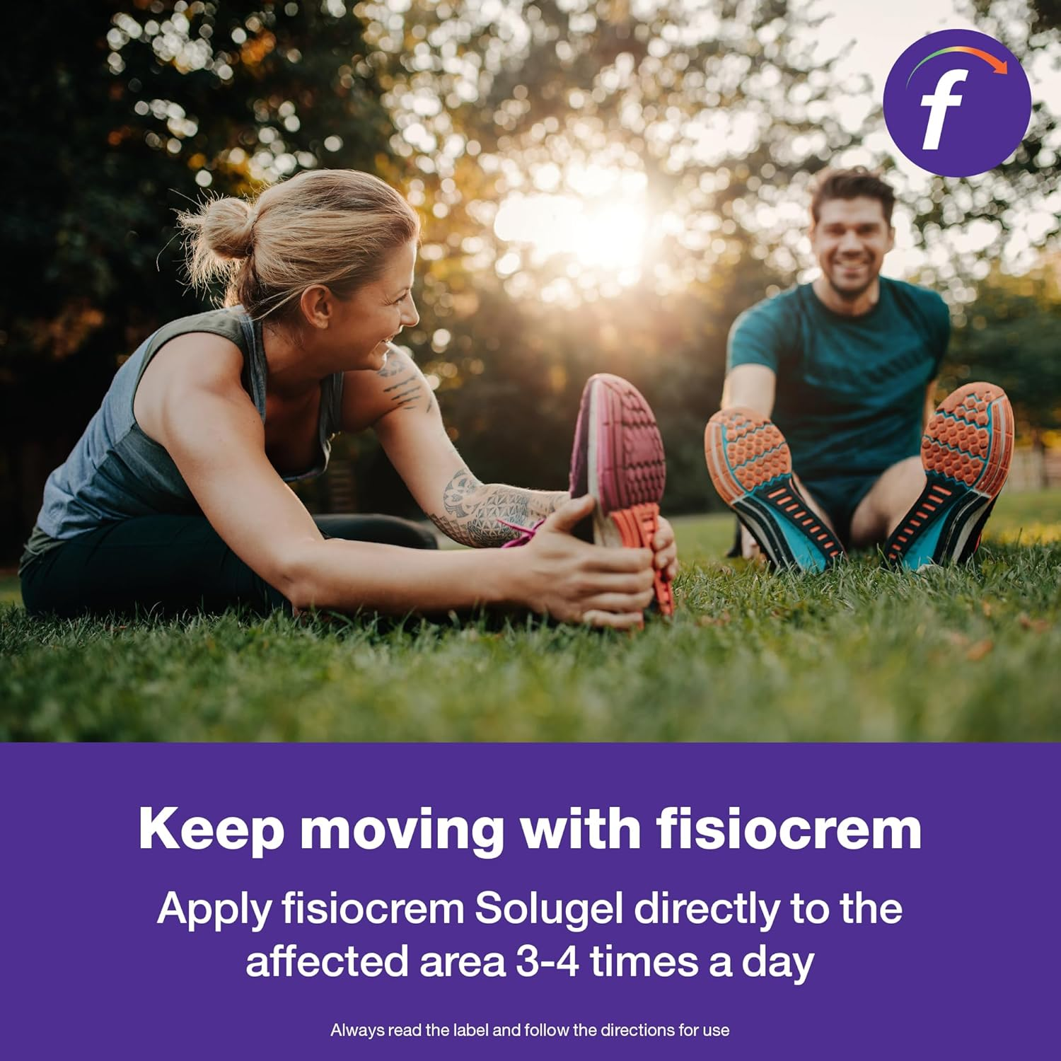 Fisiocrem Solugel 500G &ndash; Muscle Pain Relief Gel with Naturally Derived Active Ingredients of Arnica, Calendula, Hypericum, Melalecua & Menthol, Soothes Sprains, Strains & Sore Muscles, Non-Greasy, Easily Absorbed image number 1