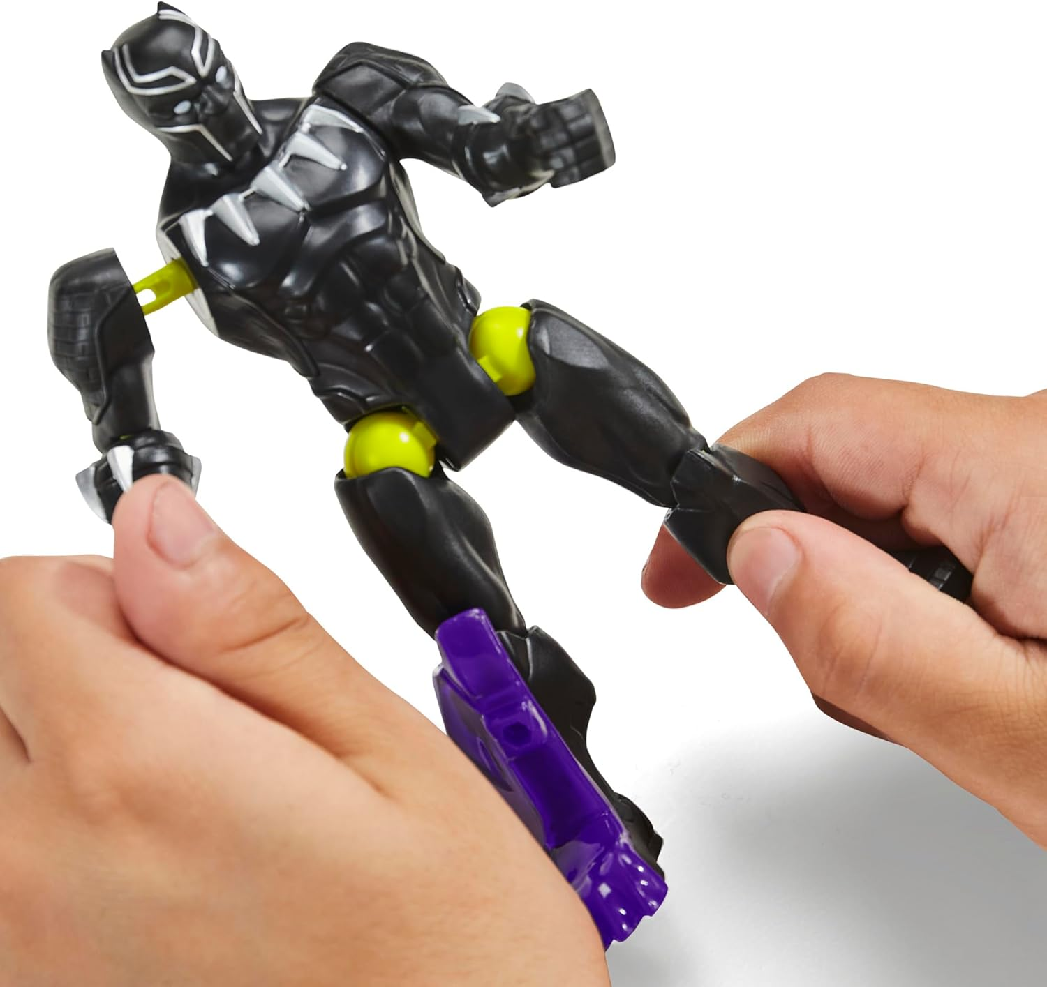 Mixmashers Marvel Black Panther Custom Avengers Mix-And-Match Action Figure & Accessories, 5-Inch-Scale (12 Cm) Super Hero Toys for Kids Ages 4+ image number 5