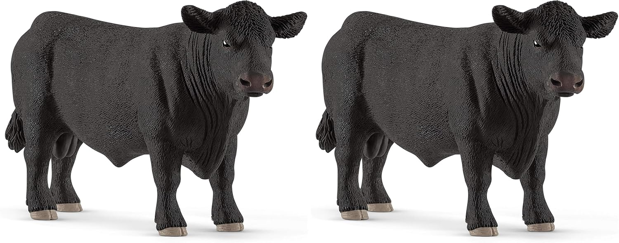 Schleich Farm World, Realistic Animal Toys for Kids Ages 3 and Above, Black Angus Bull Cow Toy Figure image number 3