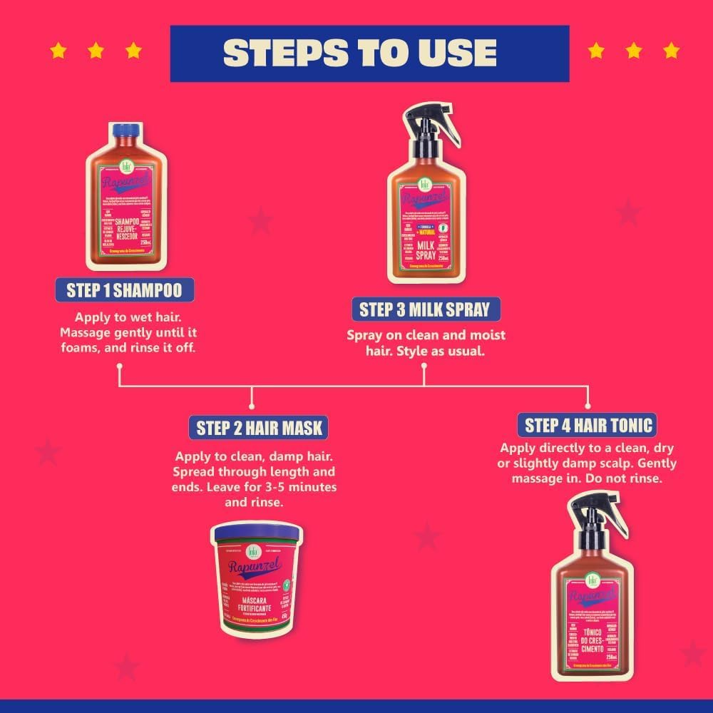 Linha Rapunzel Lola - Milk Spray 250 Ml - (Lola Collection)