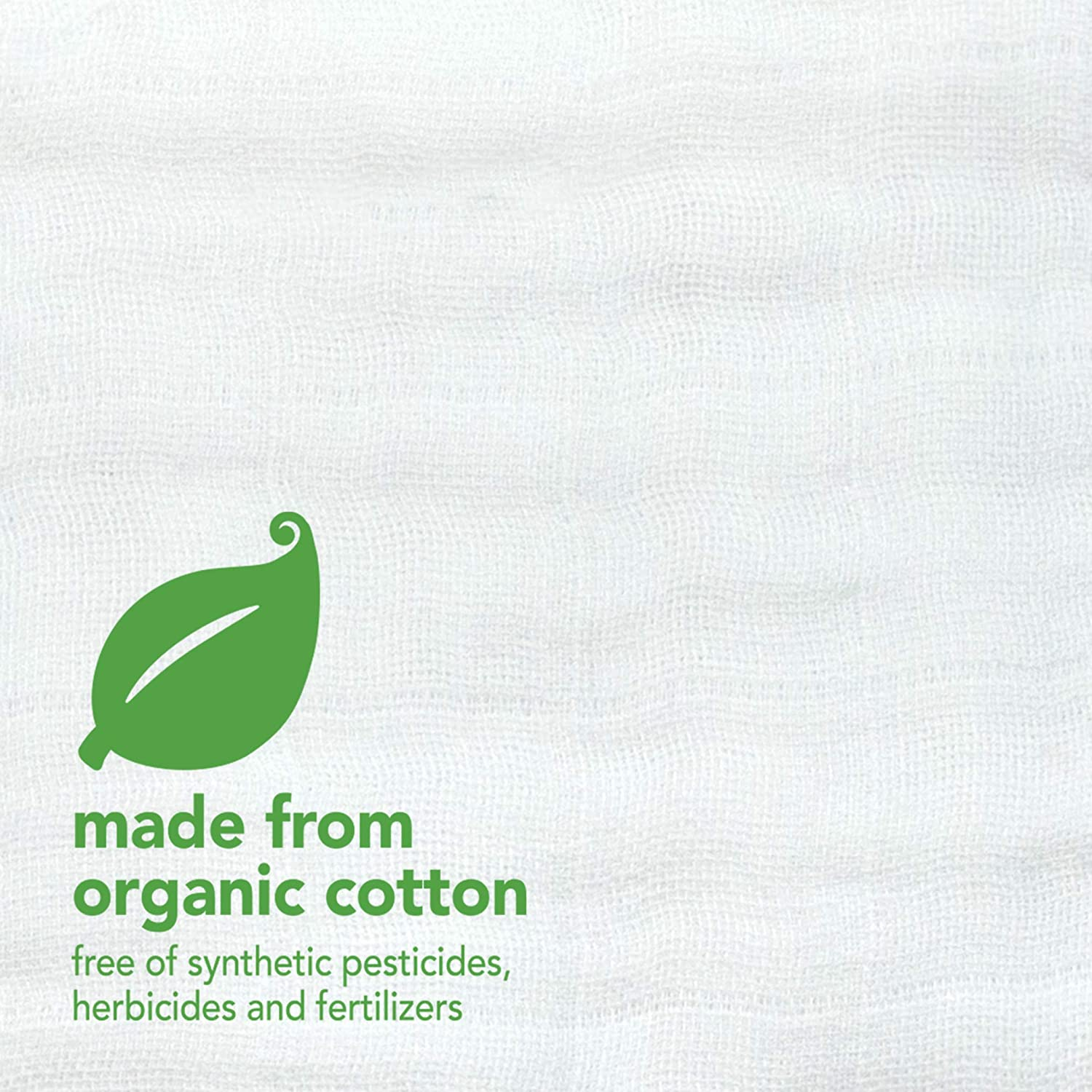 Green Sprouts Muslin Burp Cloths 3 Pieces (Assorted) image number 3