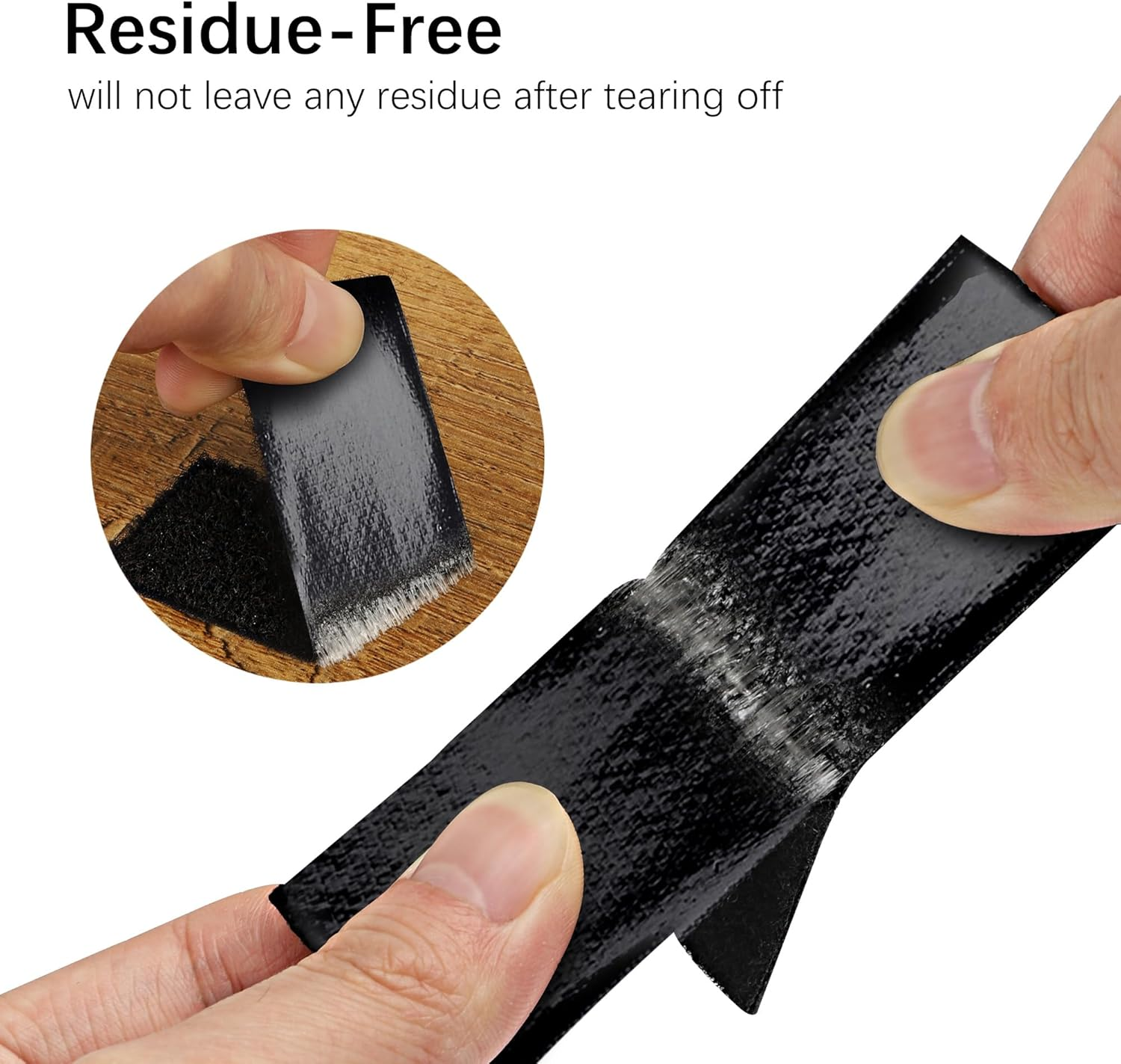 EOTW 36 Pack Hook Loop Tape, 1" X 4" Strong Tape Double Sided Adhesive Sticky Reusable Hook and Loop Interlocking Mounting Tape Removable Wall Fastener Tape image number 5