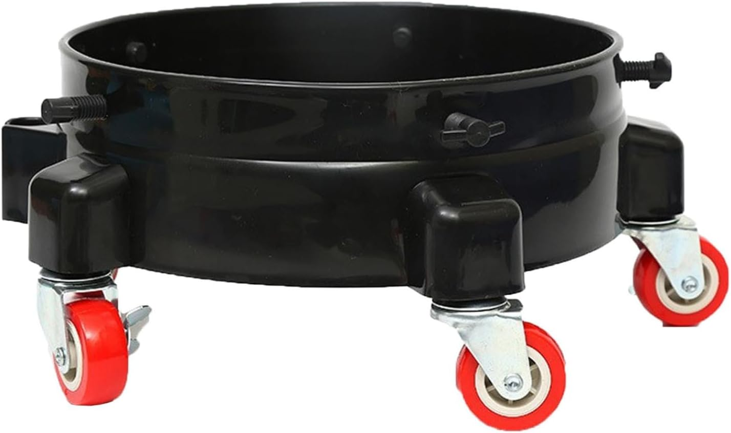 Plant Caddy with Wheels,13"Inch Rolling Plant Stand Flower Pot Mover, Planter Caddies round Plant Dolly for Heavy Duty Planter Plant Stand with Wheels image number 1