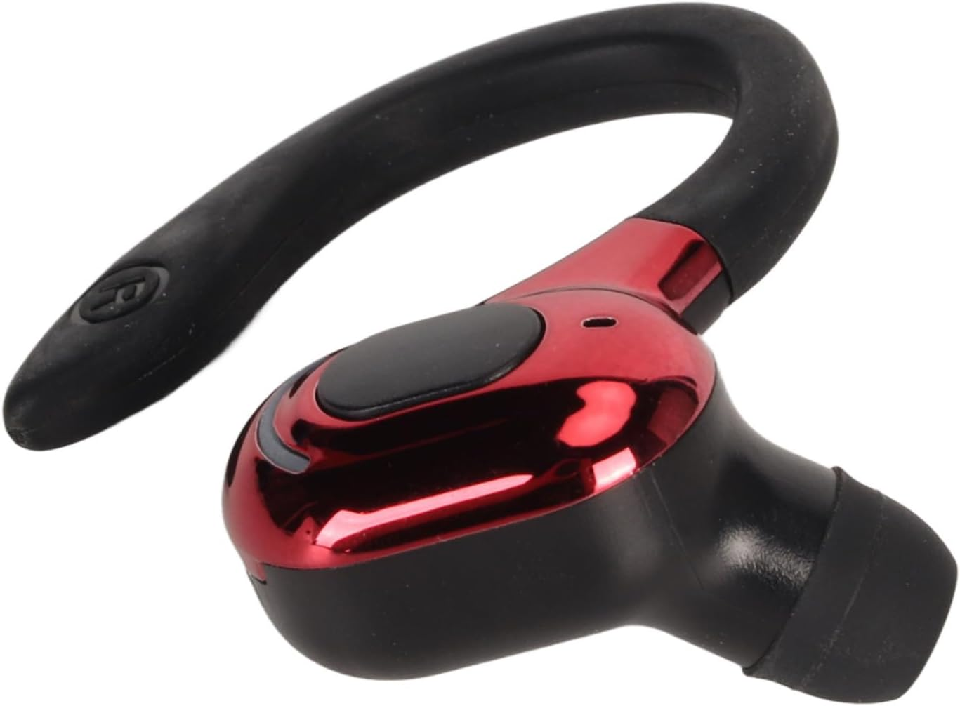 Jectse Single Ear Bluetooth Headset, F8 Bluetooth 5.2, Monaural Hanging Earbuds with HD Noise Reduction, Bass Stereo Hands-Free Sports Headset, IPX4 Waterproof, Sweatproof (Black - Black image number 4