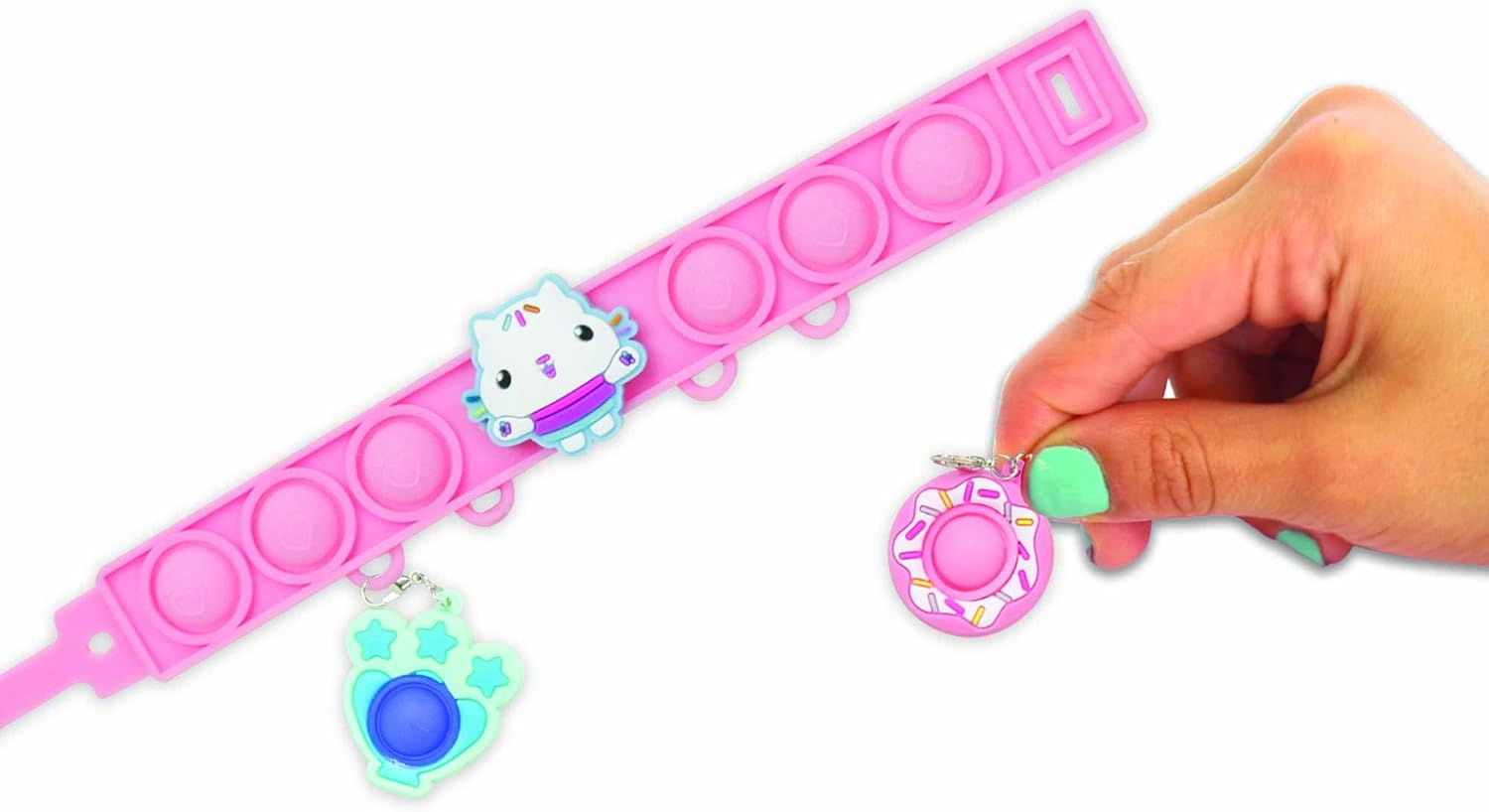 Tara Toys Pop-Eeze: Bracelet Activity Set - Gabby'S Dollhouse - Jewelry Set, Popping Sensory Fun, Ages 3+ image number 3