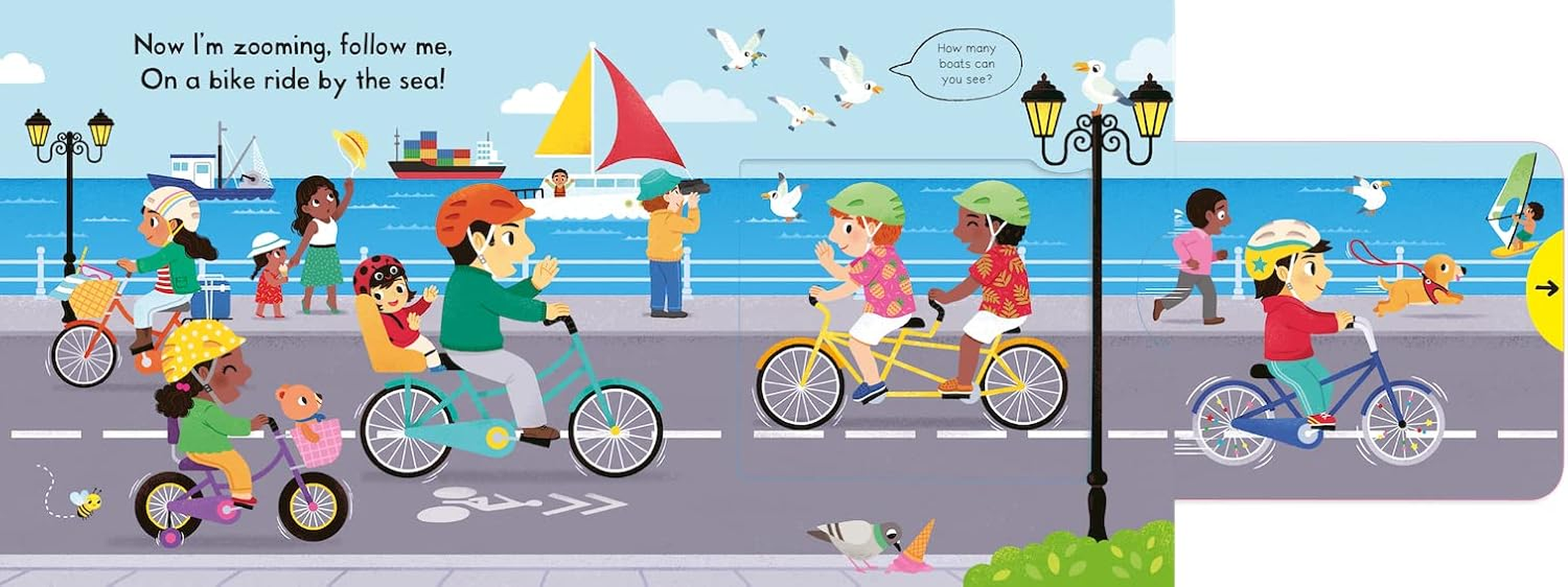 Busy Bikes: a Push, Pull, Slide Book