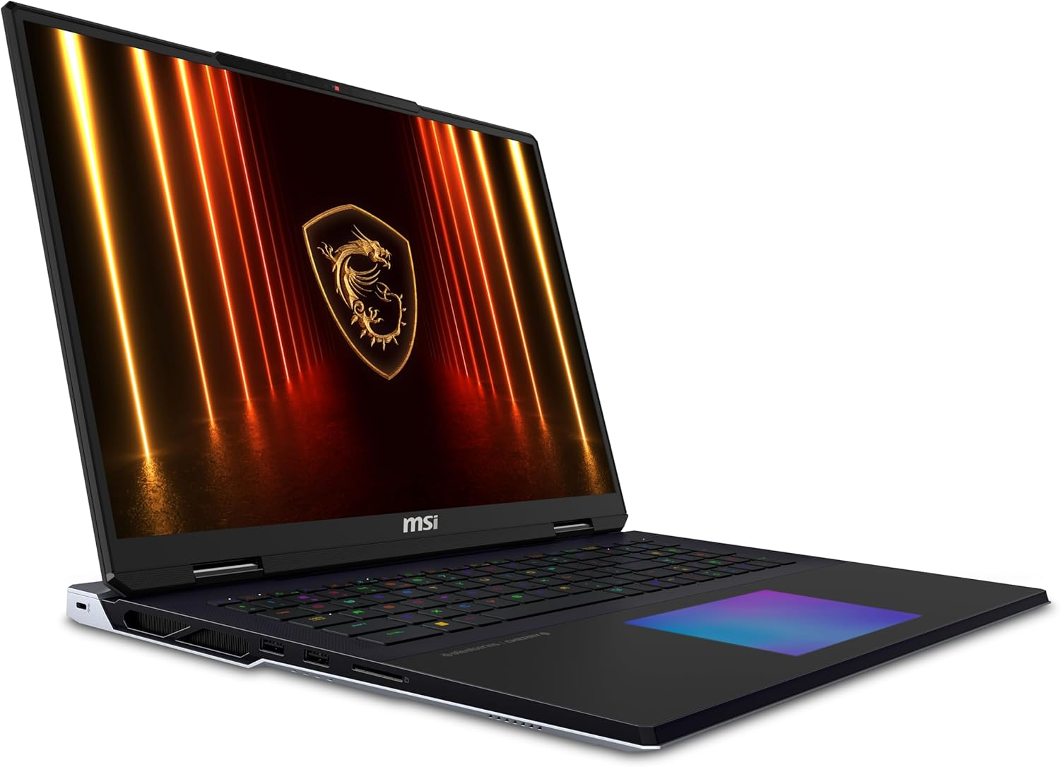MSI Titan 18 HX AI A2XWIG-242AU, 18" UHD+ Miniled 120Hz Gaming Laptop, Intel Core Ultra 9 285HX, 64GB DDR5, 2TB SSD, NVIDIA Geforce RTX 5080, Windows 11 Pro, Core Black image number 4