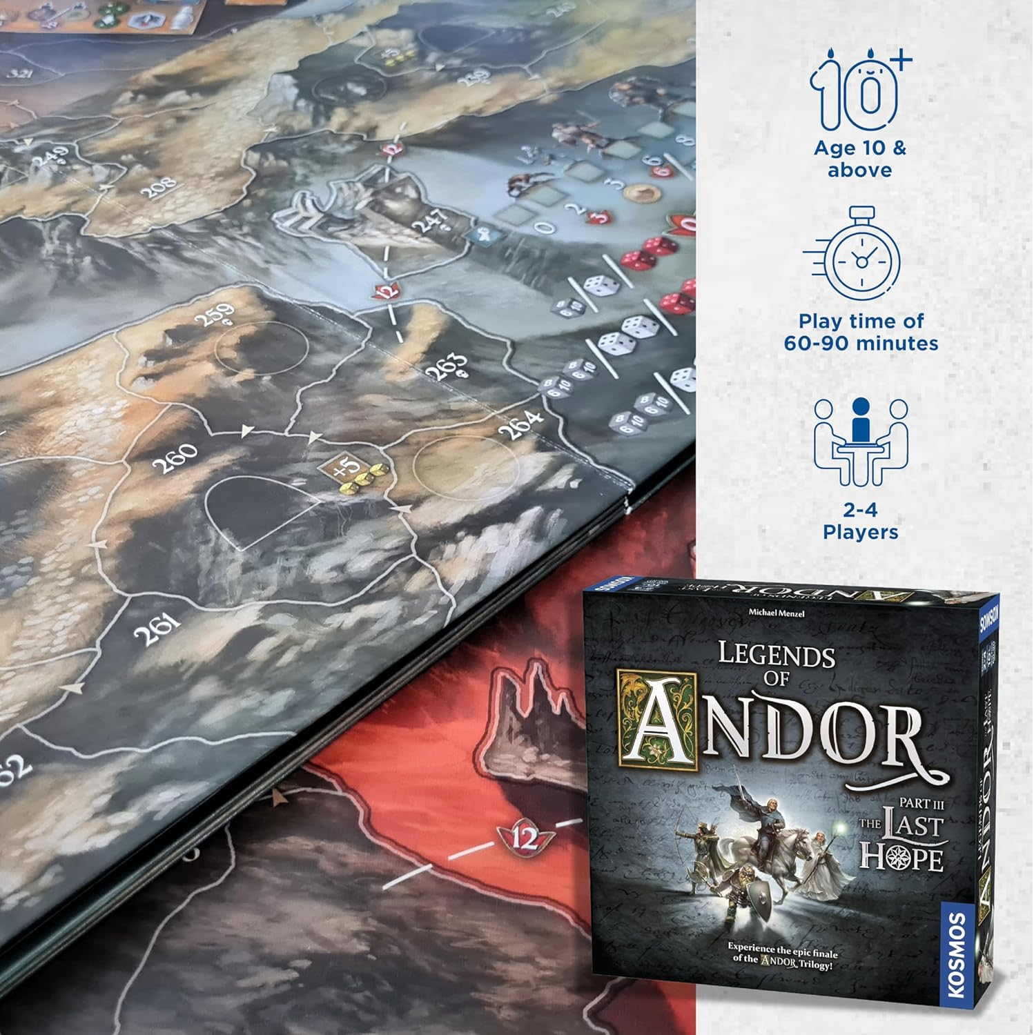 Thames & Kosmos Legends of Andor Part III the Last Hope Stratergy Game image number 3