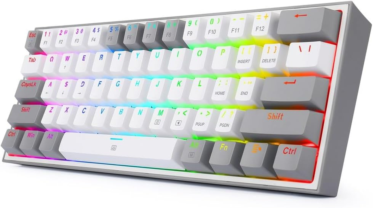 Redragon - RD-S131 Wired Combo Wired 60% Mechanical Keyboard + Wired Gaming Mouse Max 12400DPI Combo Red Mechanical Switches - Full Key Anti-Ghosting - RGB Backlighting image number 2