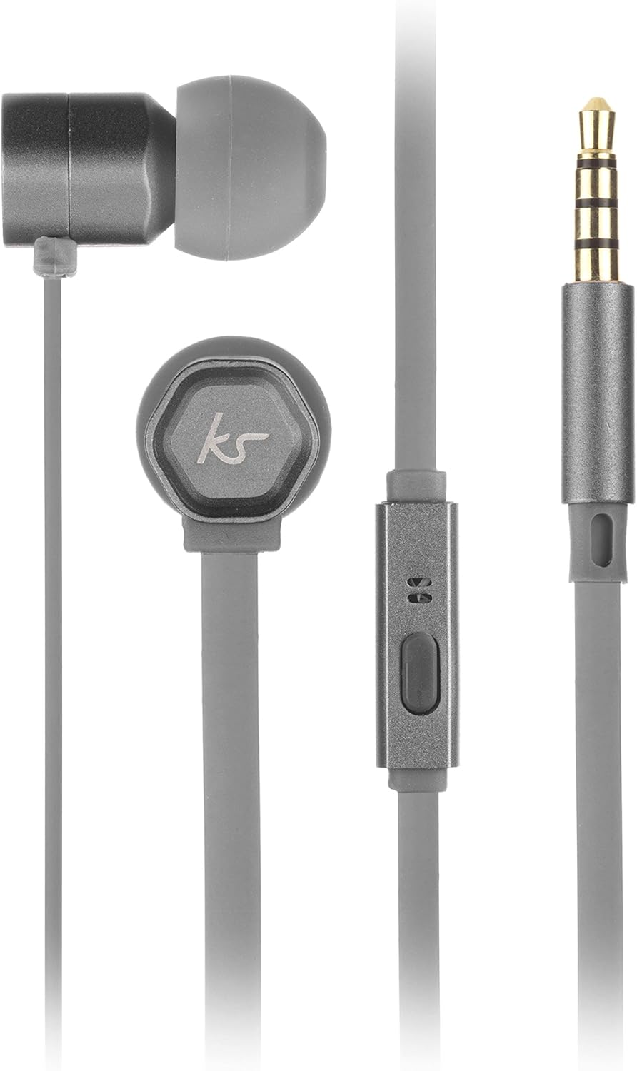Kitsound Kit Sound Hive-Ear Headphone Microphone with Gray KSHIVBVCGY