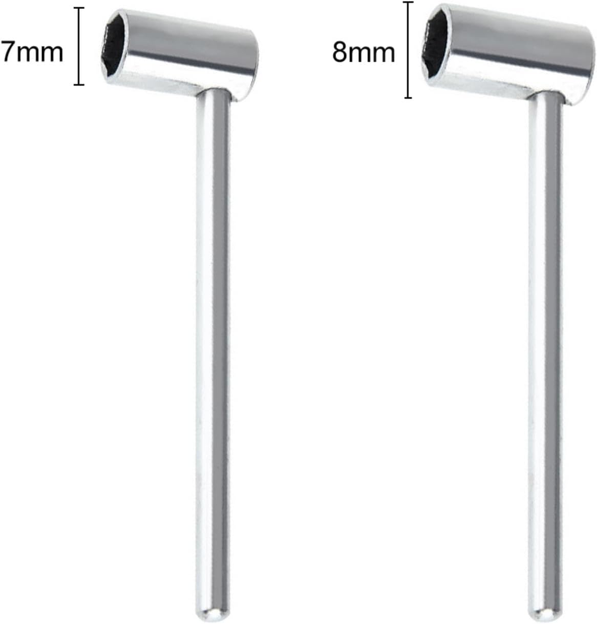 Truss Rod Box Wrench - Guitar Neck Adjustment Tool | Truss Rod Wrench Spanner | Guitar Truss Rod Wrench | Truss Adjustment Wrench | 7Mm/8Mm 5/16"" Part Repair for Electric Guitar Gibson image number 4