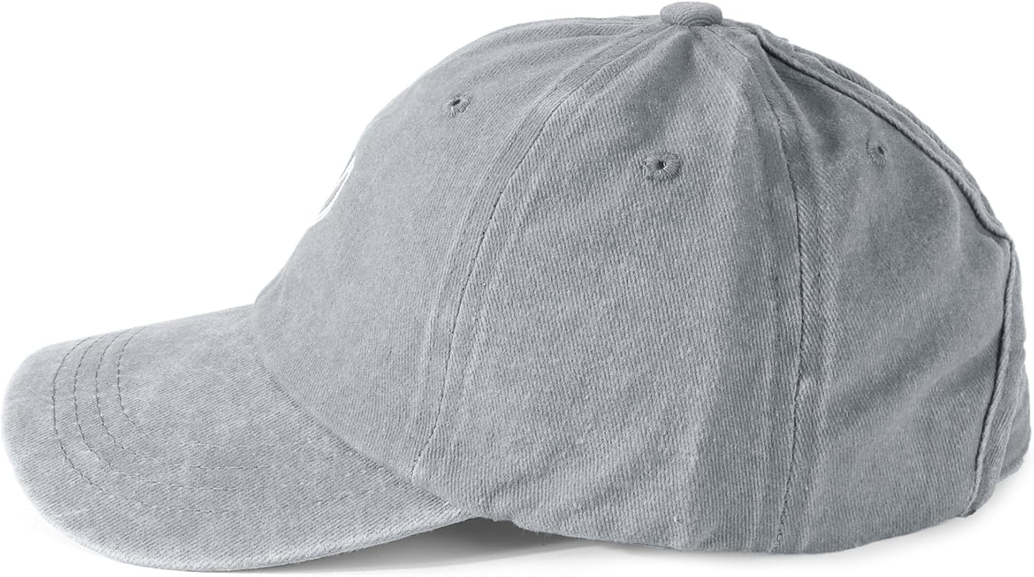 Hebenie Vintage Womens Baseball Cap &ndash; Adjustable Washed Soft Cotton Ladies Cap with Heart Embroidery Comfortable Fit for Casual Wear image number 6
