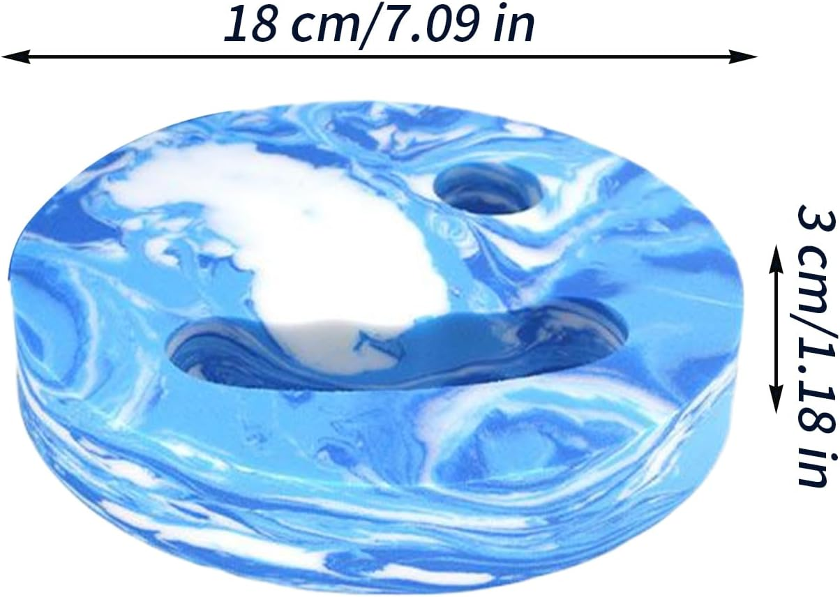 Pool Exercise Discs,Eva Foam Aerobic Workout Discs | Handheld Swimming Training Equipment for Men Women Boys Girls Teens - Blue image number 4