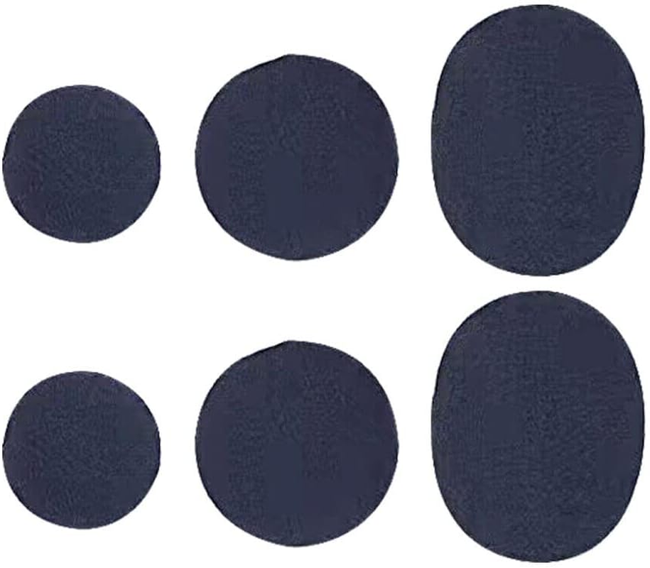 6Pcs Shoe Hole Repair Patch Shoe Patch Vamp Shoes Hole Sticker Heel Repair Subsidy Light Blue