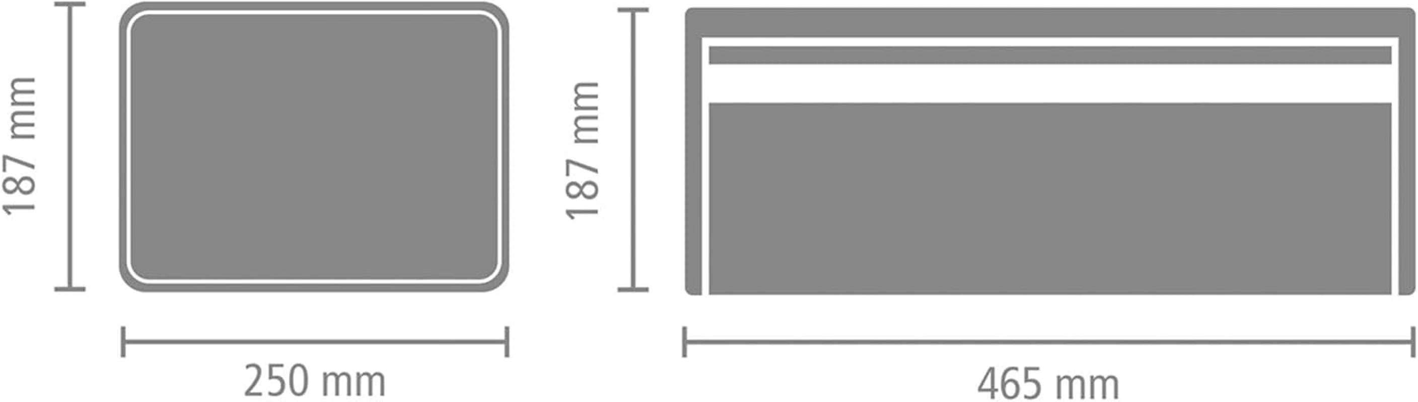 Brabantia Fall Front Bread Bin, Matt Steel FPP, Made in Belgium - Matt Steel image number 5
